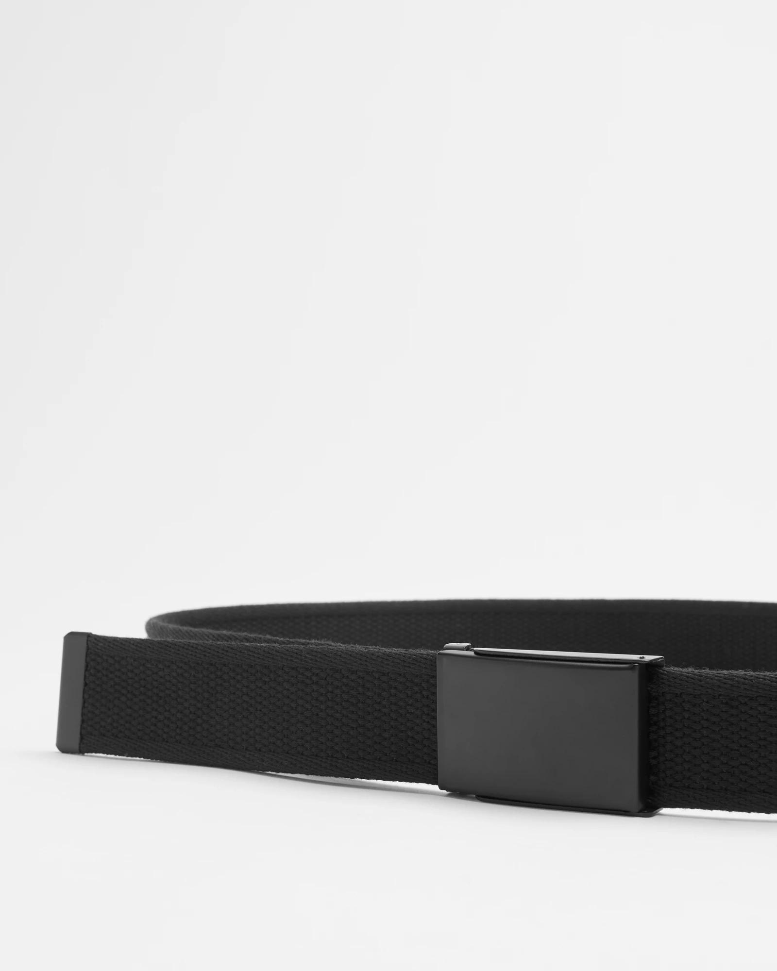 4 Target Mens Plate Buckle Belt BLACK, 4 of 4
