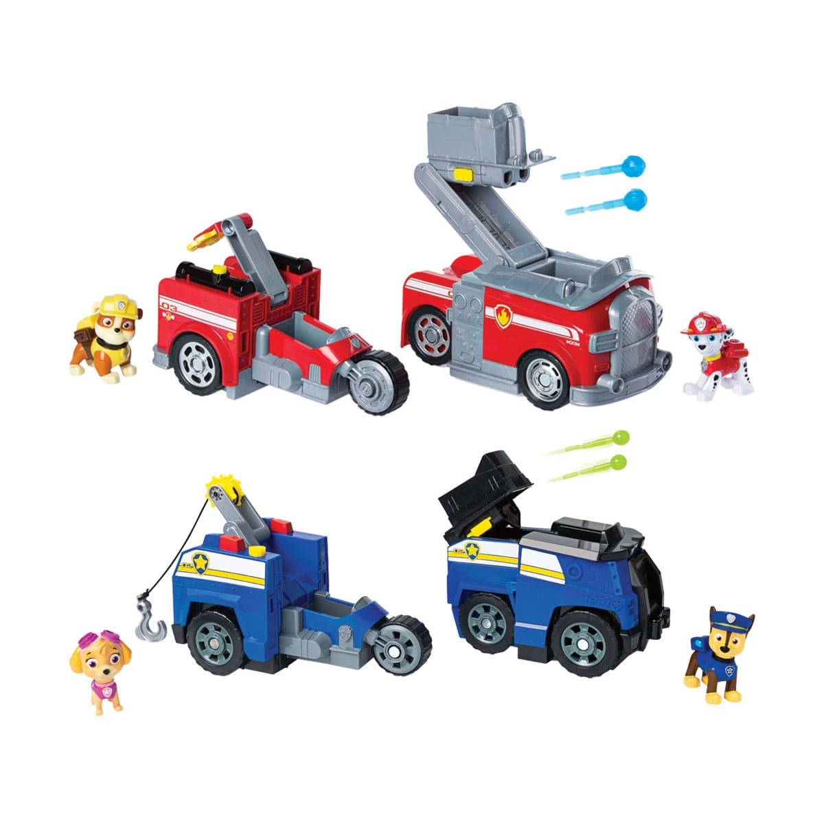 4 PW Patrol Split Second Vehicle Set - Assorted, 4 of 8