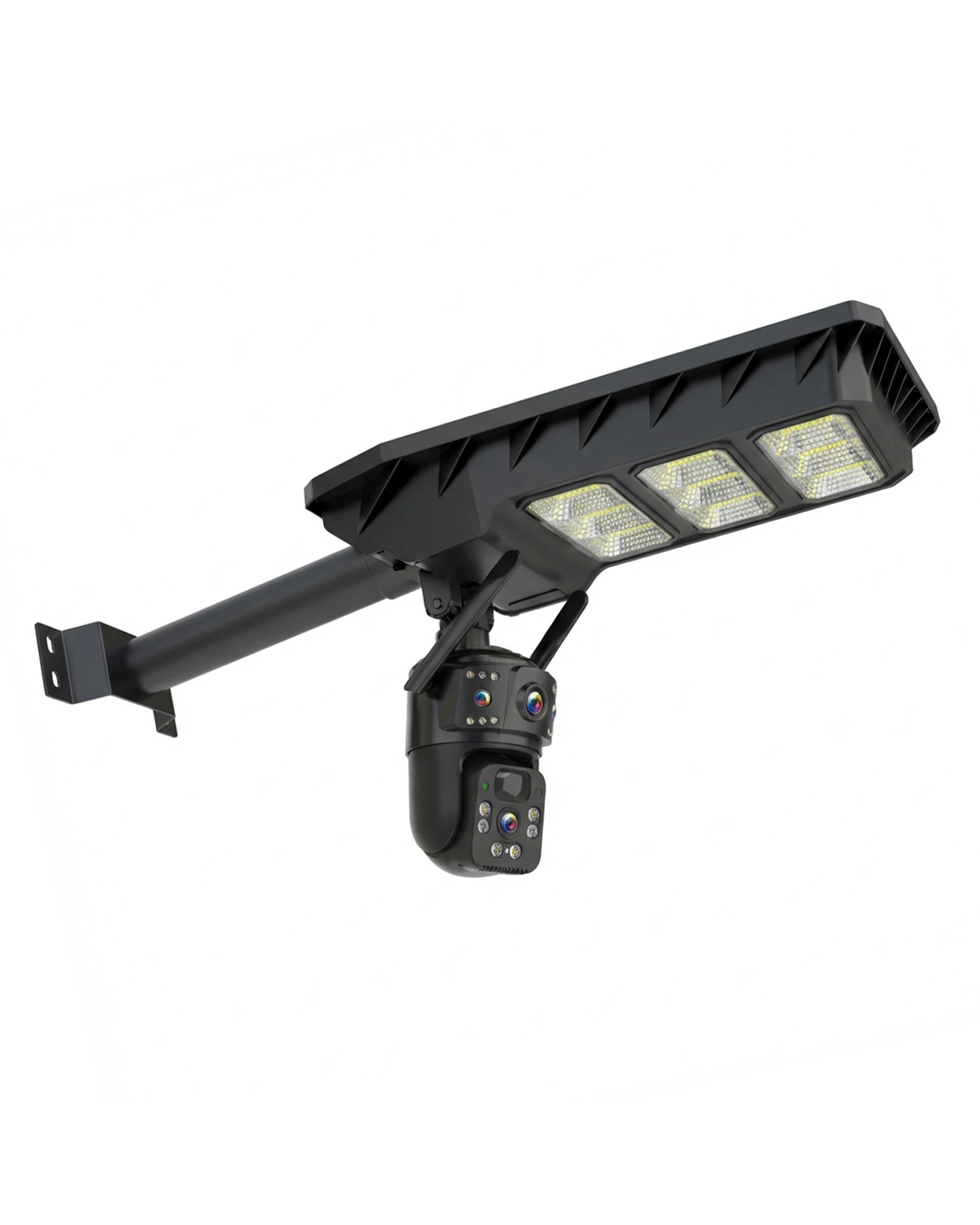 6 Advwin Solar Street Light with Dual Lens Security Camera - Black, 6 of 8