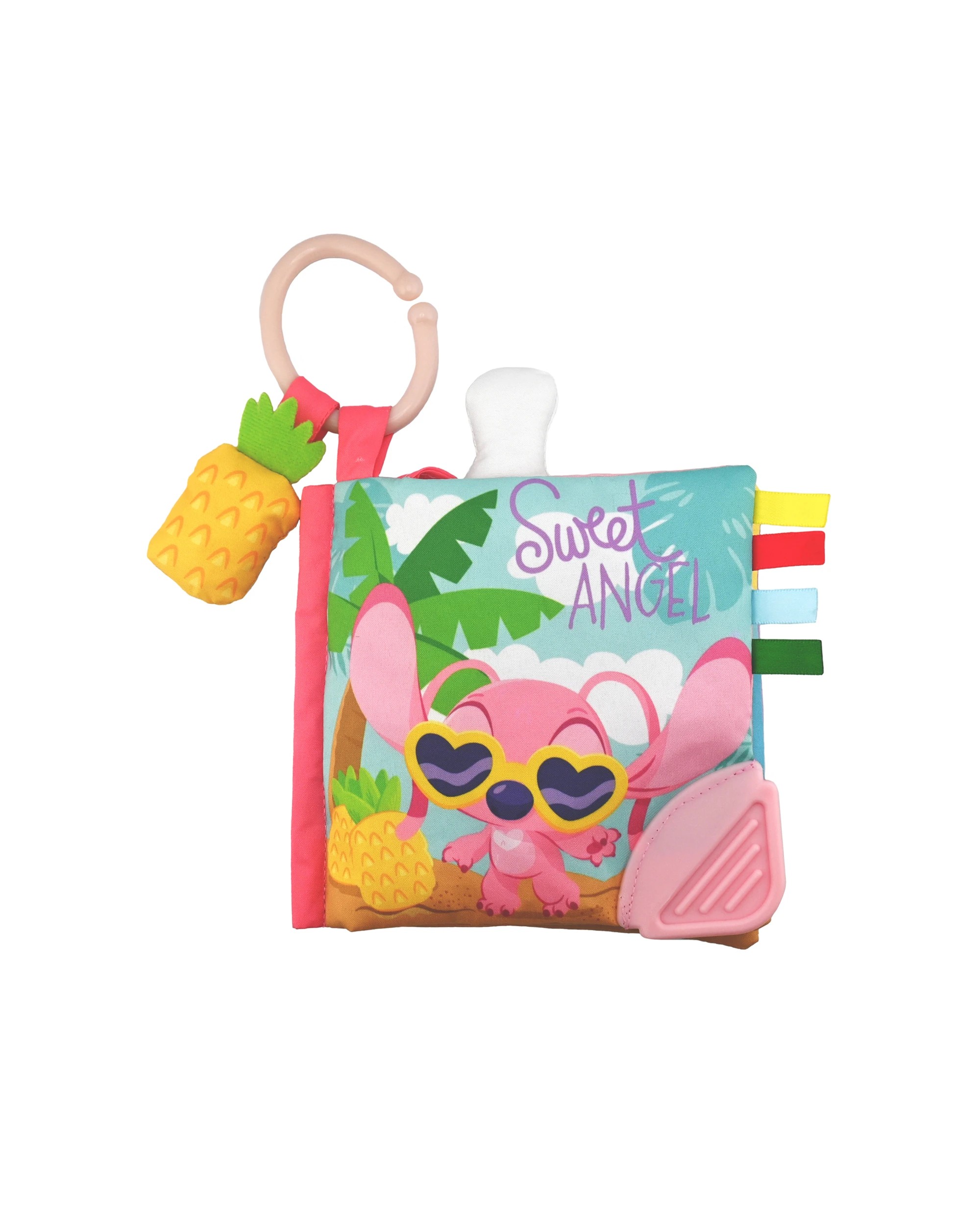 1 Disney Baby - Angel Soft Book Soft Toy - Birth+, 1 of 4