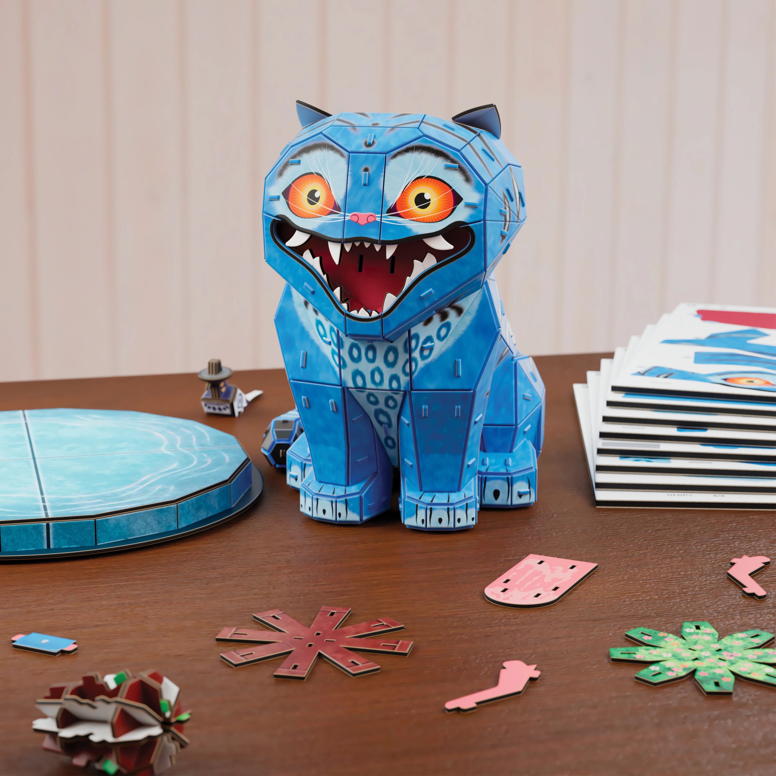 4 168 Piece KPop Demon Hunters 4D Build Derpy Tiger & Sussie Bird 3D Puzzle Model Kit, 4 of 7