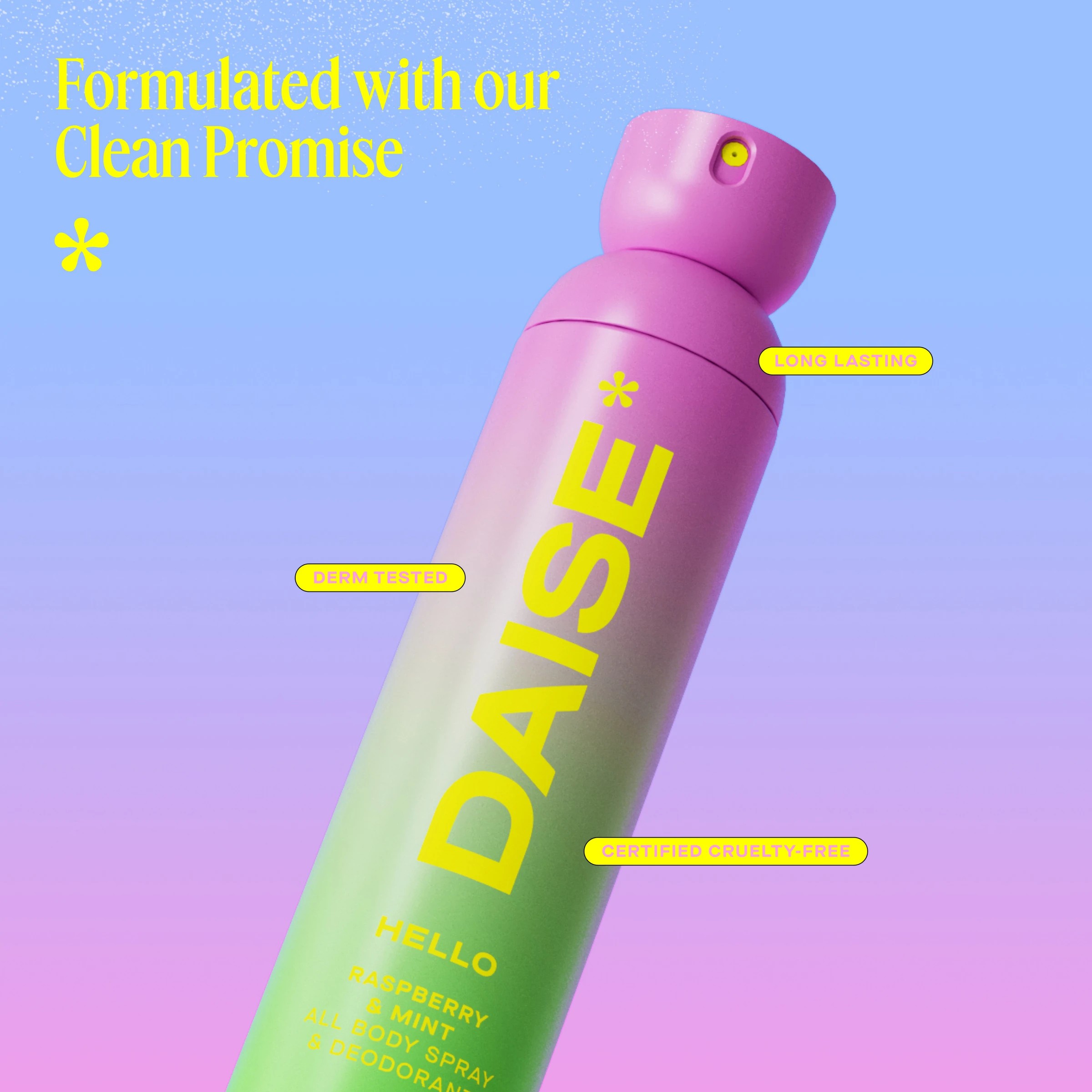 5 DAISE Hello All Body Spray and Deodorant 120ml - Raspberry and Mint, 5 of 6