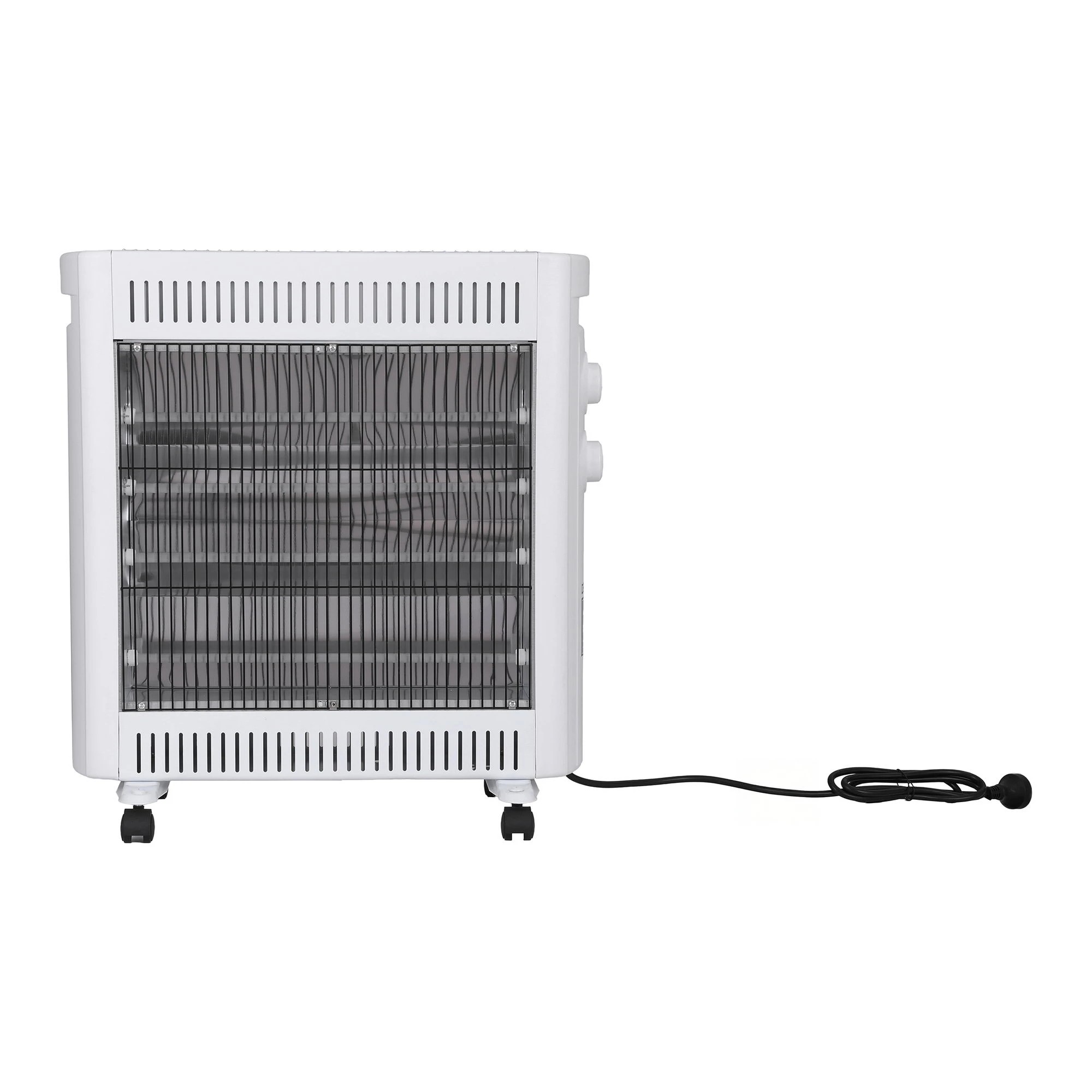 2 Devanti 2200W Infra Radiant Heater Portable Electric Space Heating - White, 2 of 2