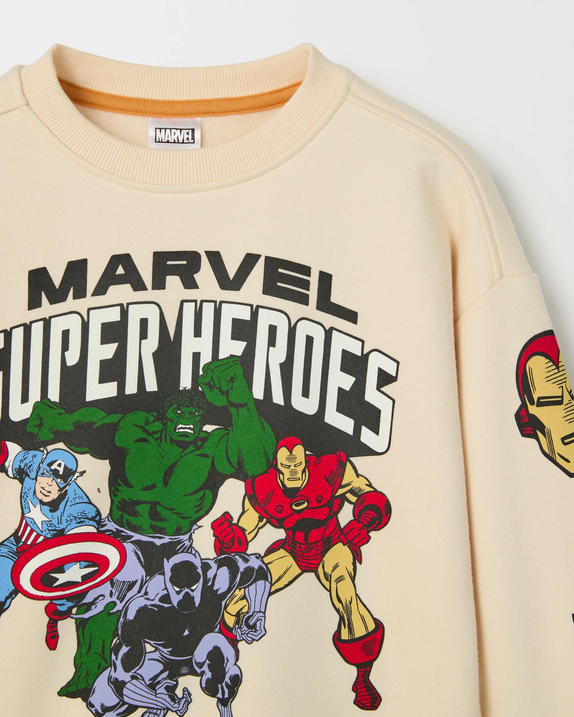 6 Disney Marvel Australian Cotton Blend Jumper and Shorts Set MARVEL, 6 of 6