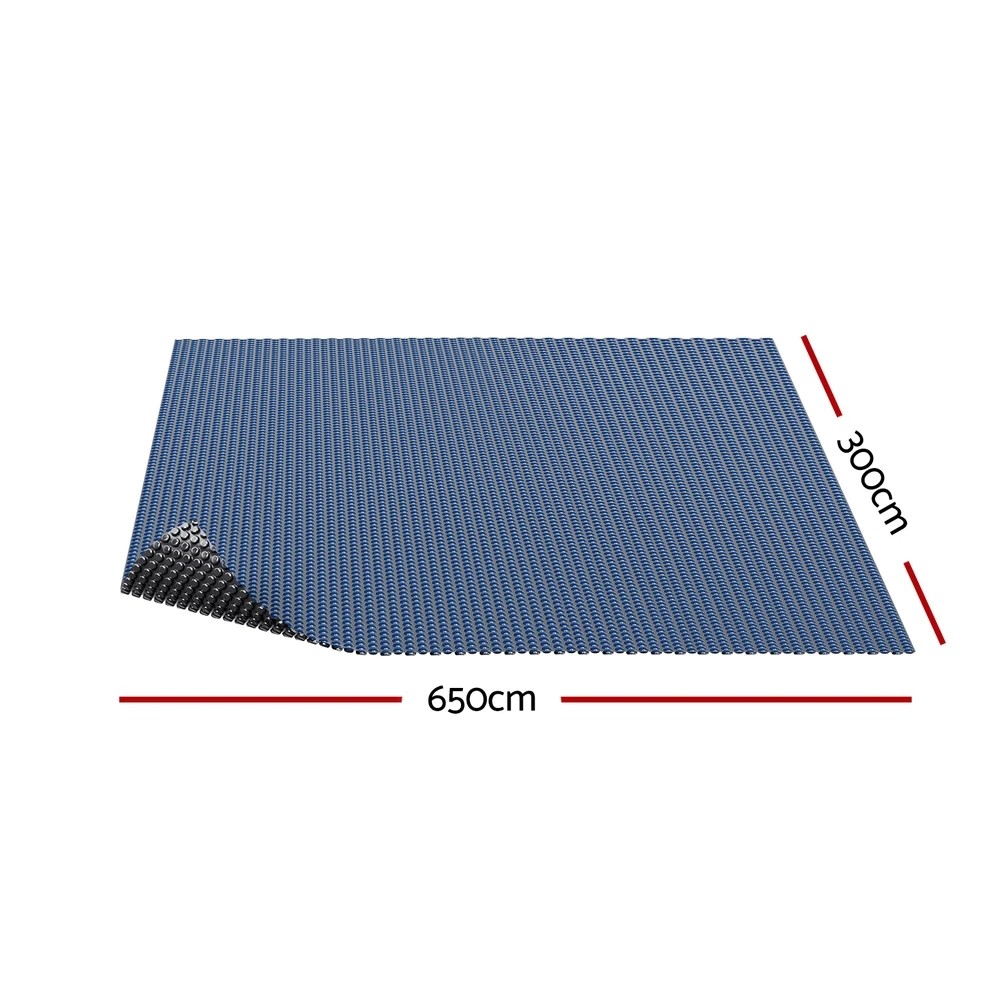 2 Aqua Buddy Pool Cover 600 Micron 6.5x3m Swimming Pool Solar Blanket Blue - Multi, 2 of 6