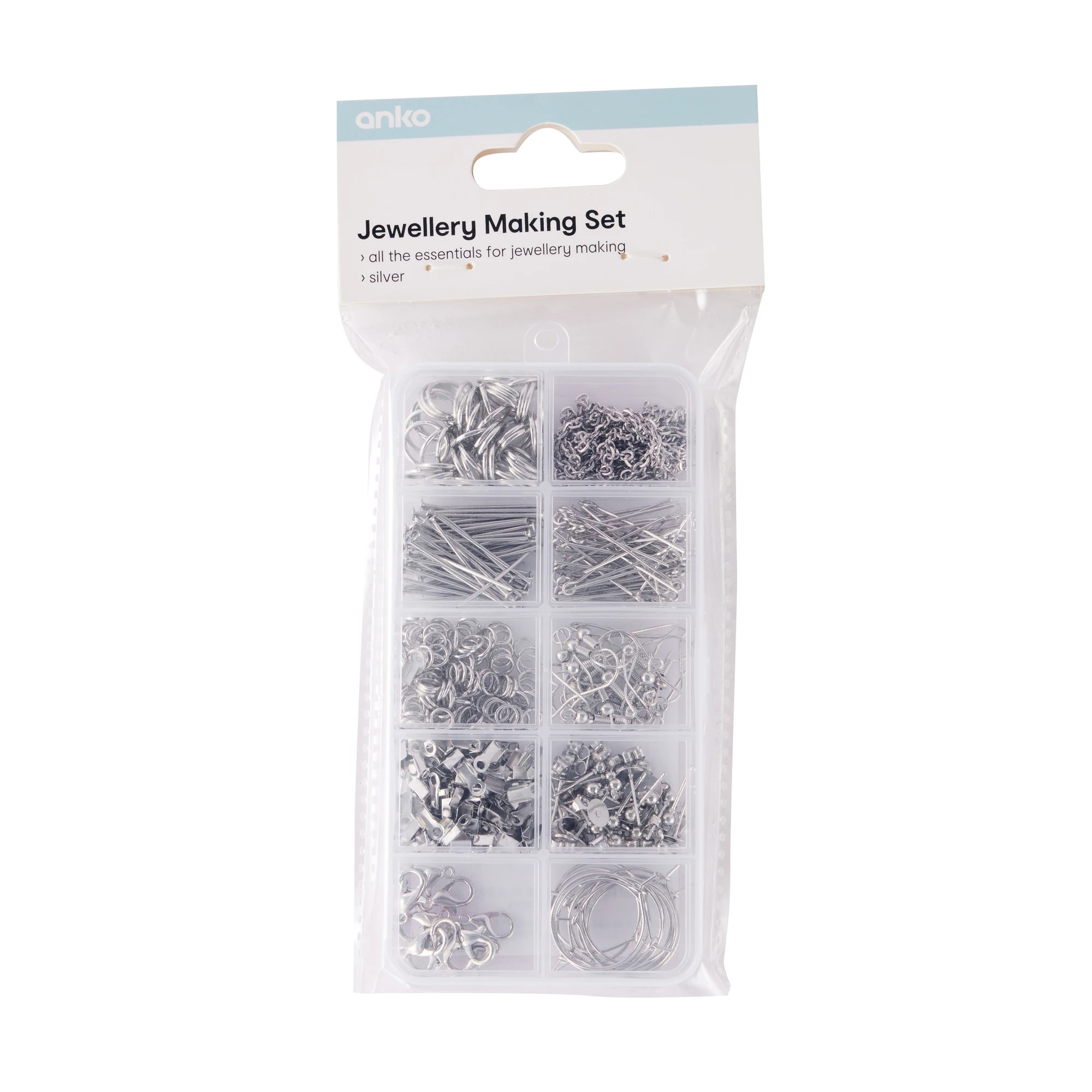 1 Jewellery Making Set - Silver Look, 1 of 8