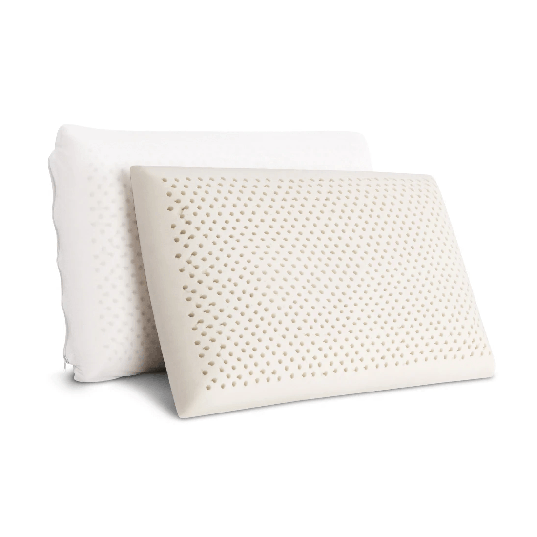 1 Giselle Bedding Natural Latex Pillow Classic Twin Pack - White, 1 of 7