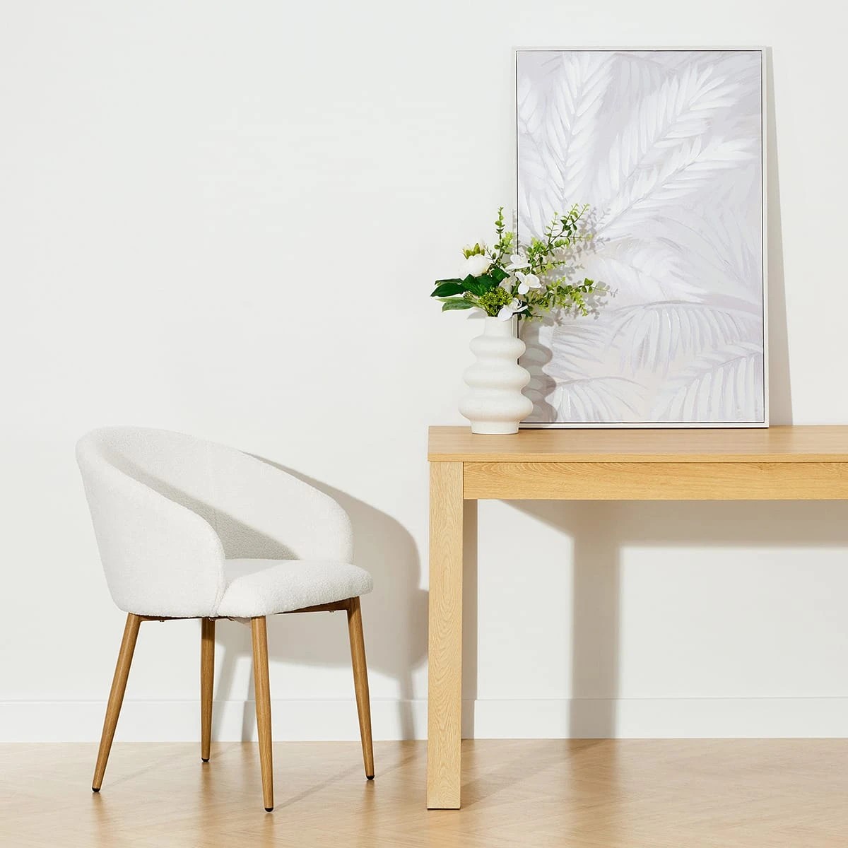 1 Noah Boucle Chair, 1 of 9