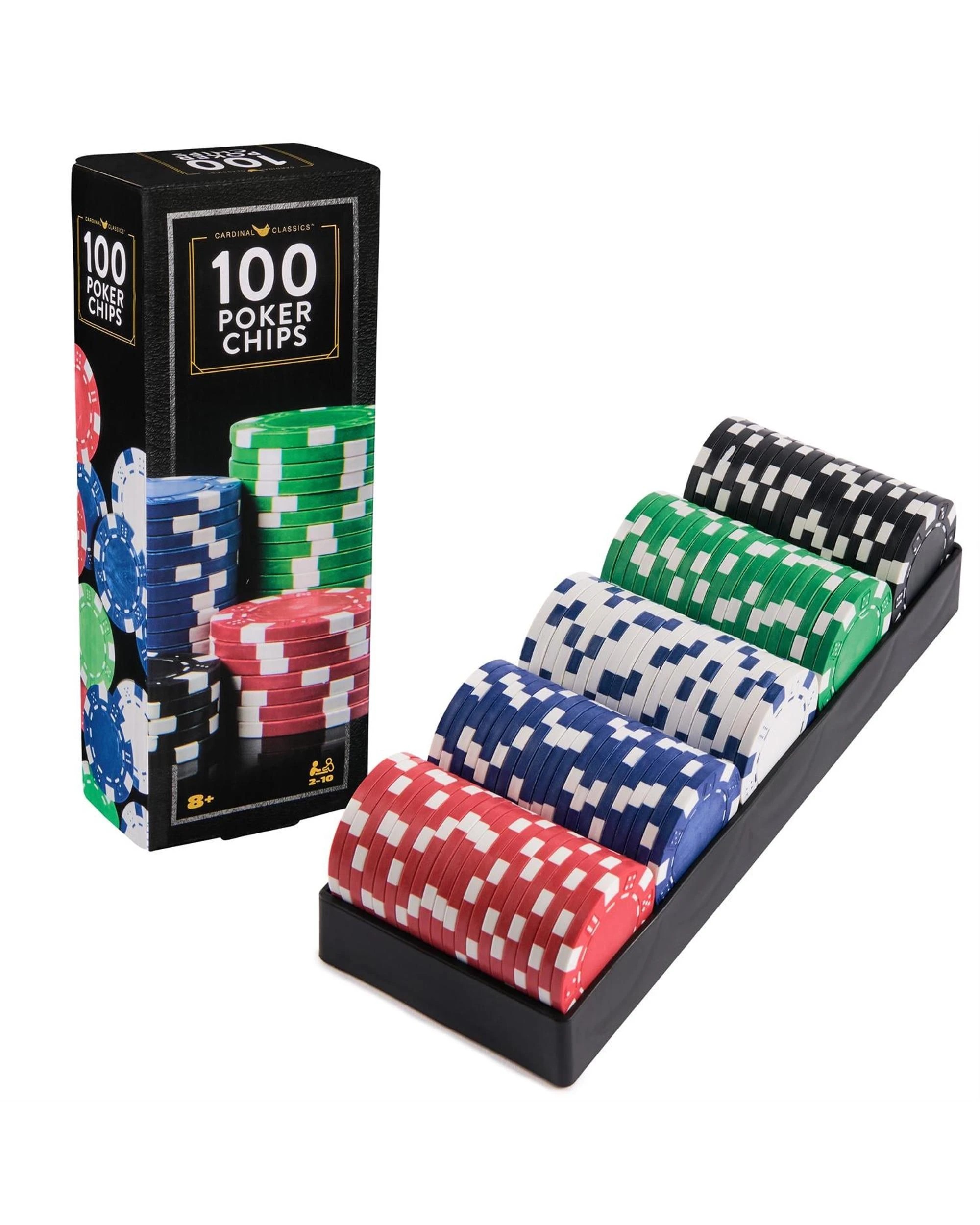 2 Cardinal Classics 100 Piece 11.5GM Poker Chips, 2 of 6