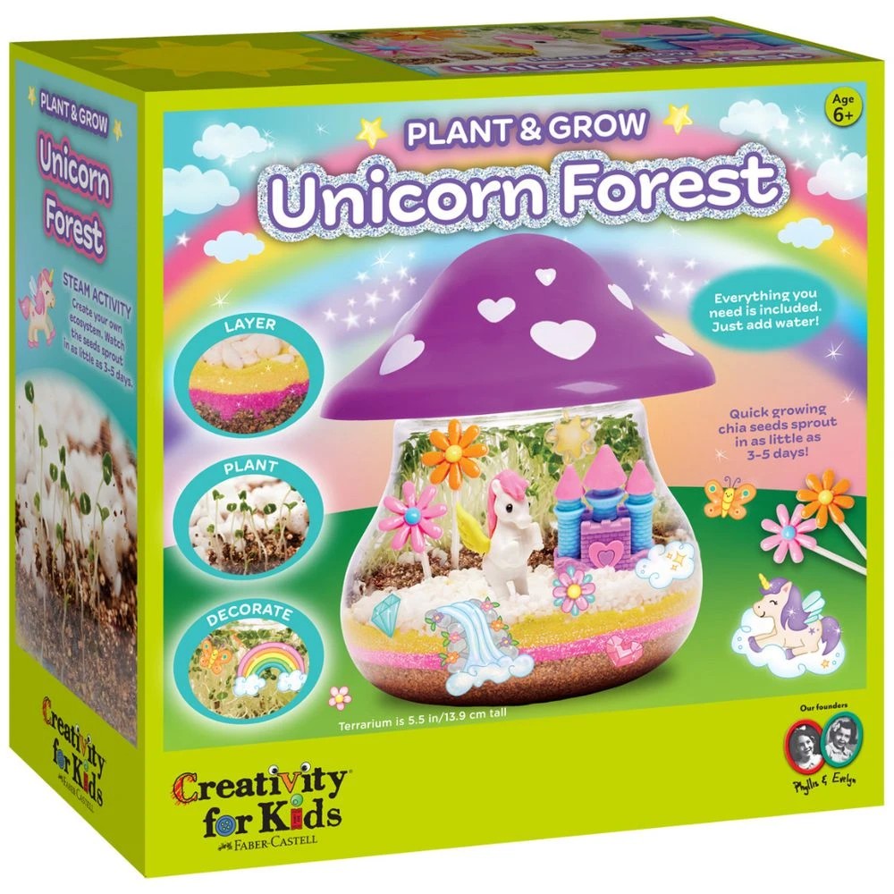 1 Creativity for Kids Unicorn Terrarium, 1 of 6