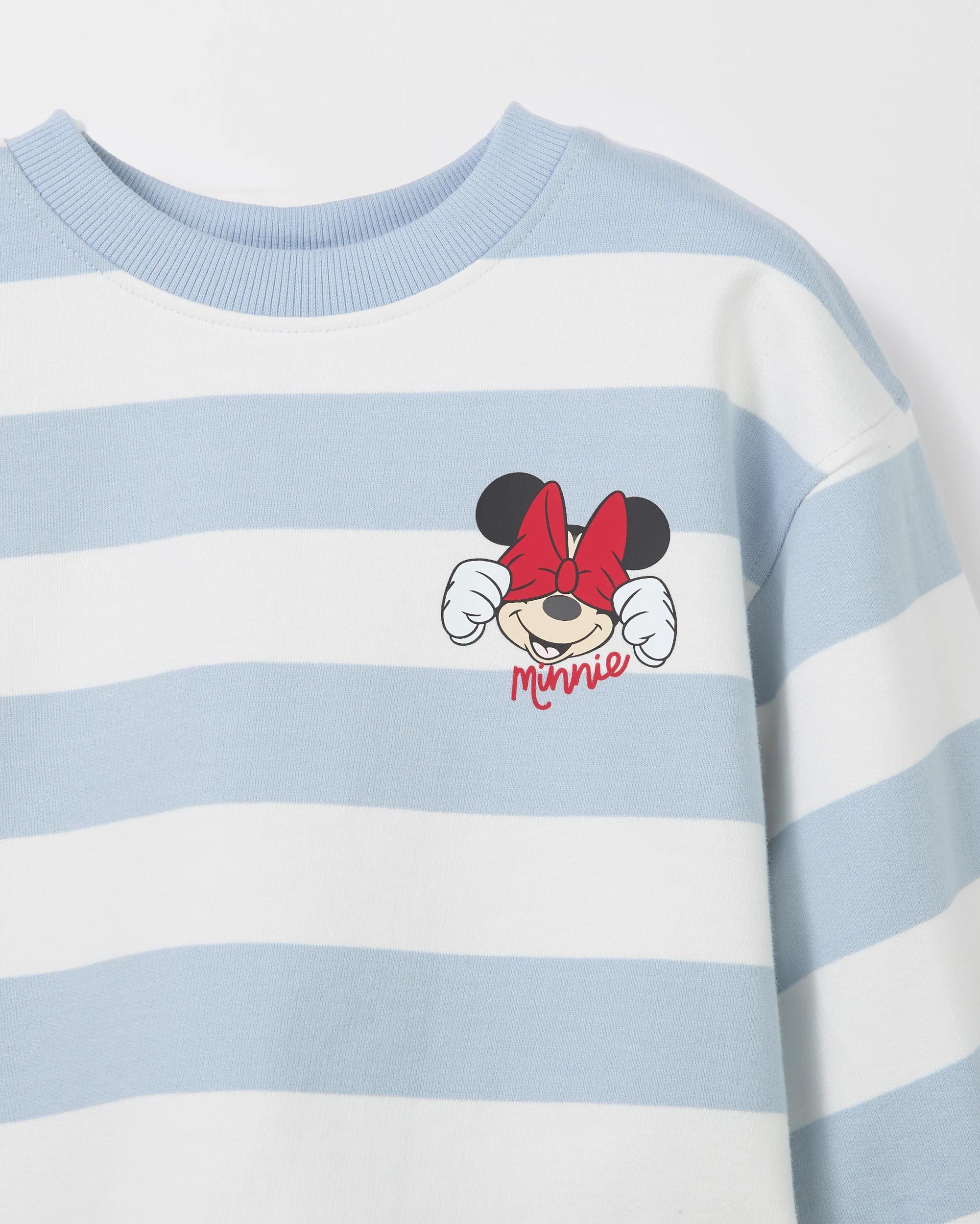 3 Disney Minnie Australian Cotton Jumper and Skirt Set BLUE, 3 of 3