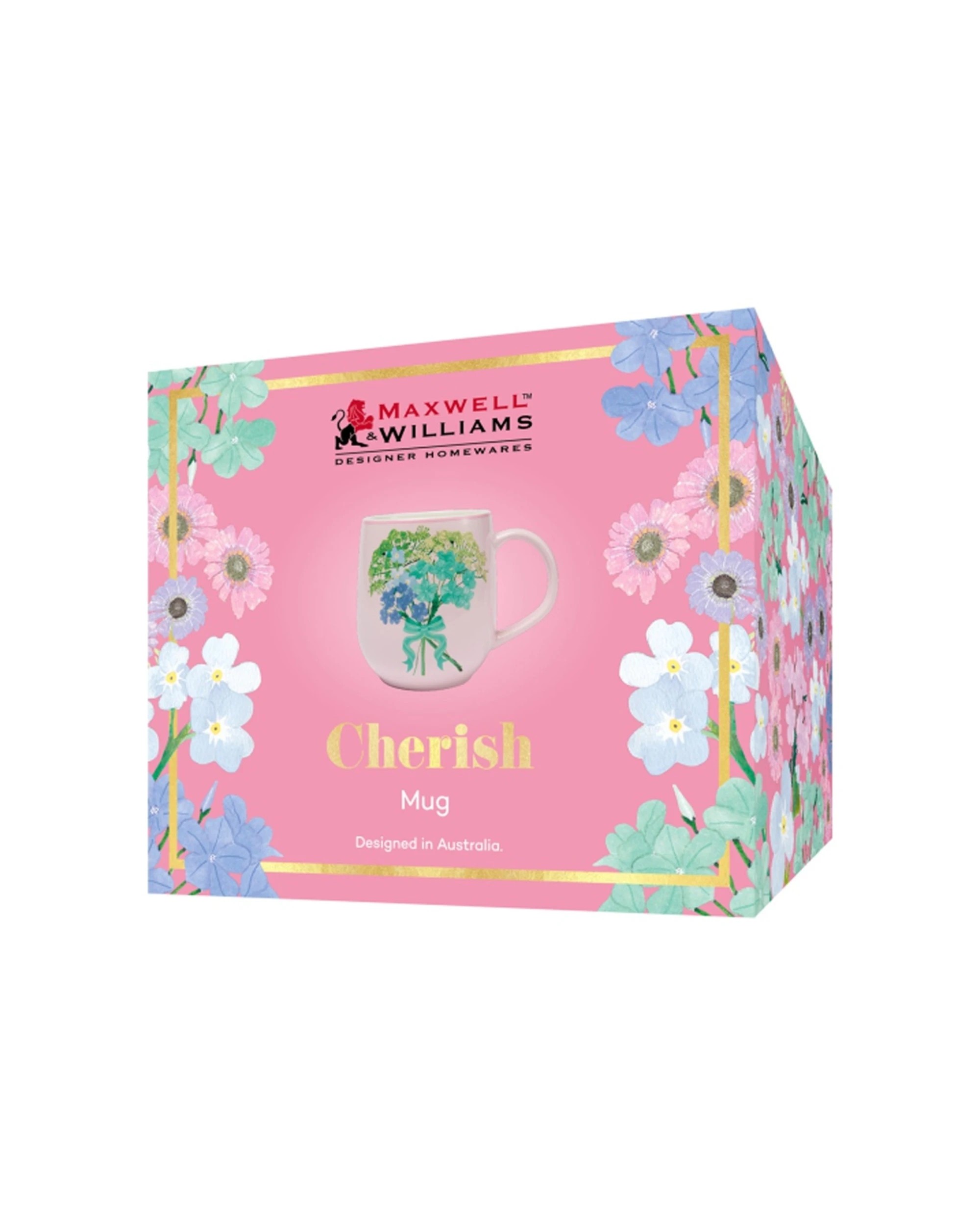 3 Maxwell & Williams Cherish Ceramic Mug 400ml Floral Design - Multi, 3 of 3