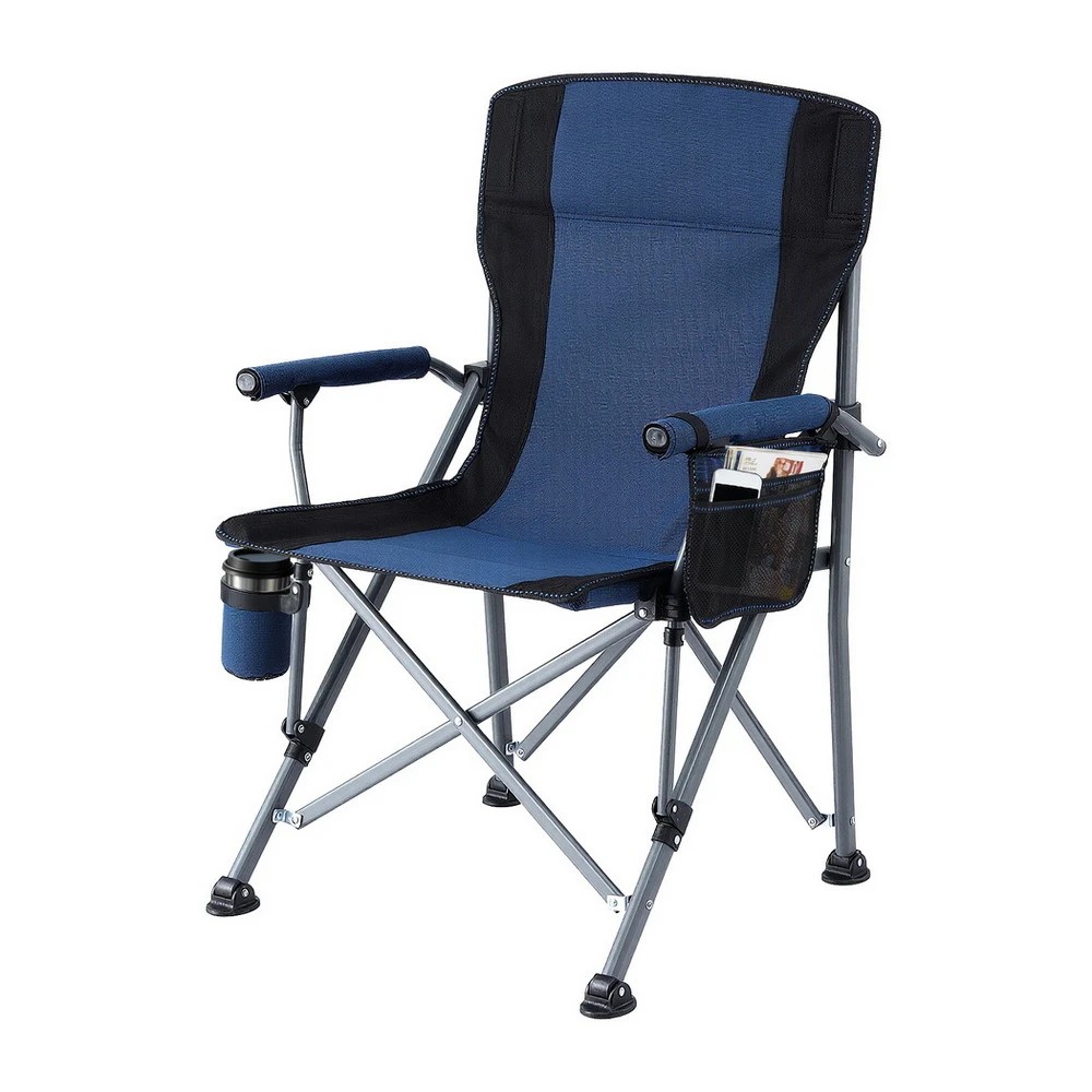 1 Weisshorn Camping Chair Folding Outdoor Portable Seat Lightweight Beach Picnic Fishing Capacity 120KG - Multi, 1 of 7
