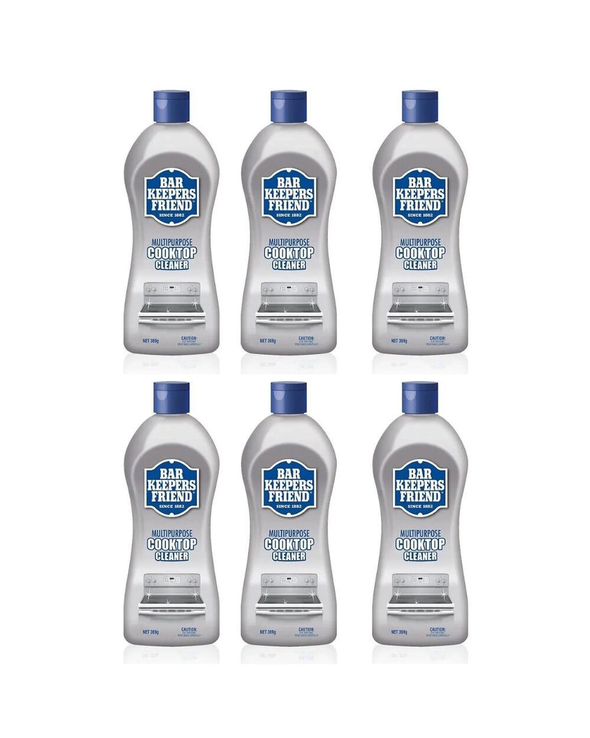 1 Bar Keepers Friend MultiPurpose Cooktop Cleaner 369g  Set of 6, 1 of 6