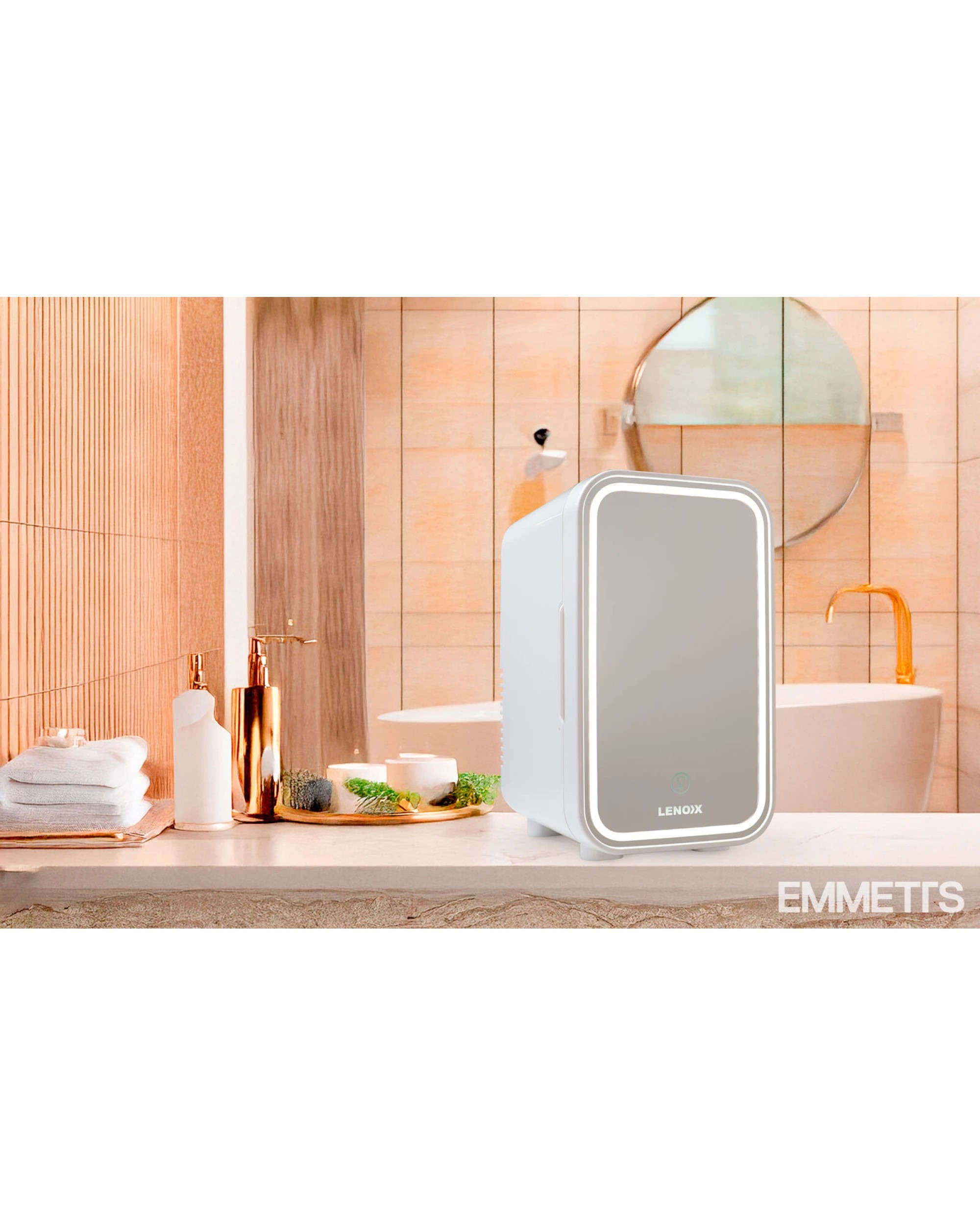 2 Lenoxx 6L Touch Operated Beauty, Cosmetics & Skincare Fridge, 2 of 10