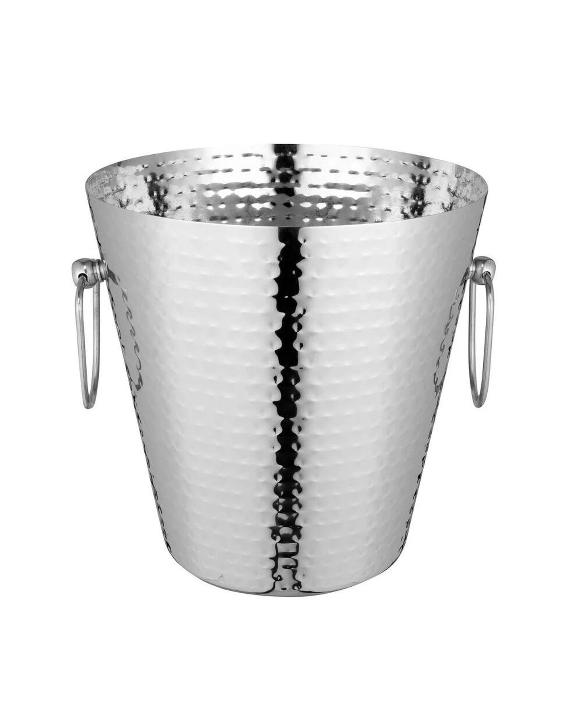 1 Avanti Providence Hammered Double Wall Champagne Bucket  23 x 23cm - Silver, 1 of 2