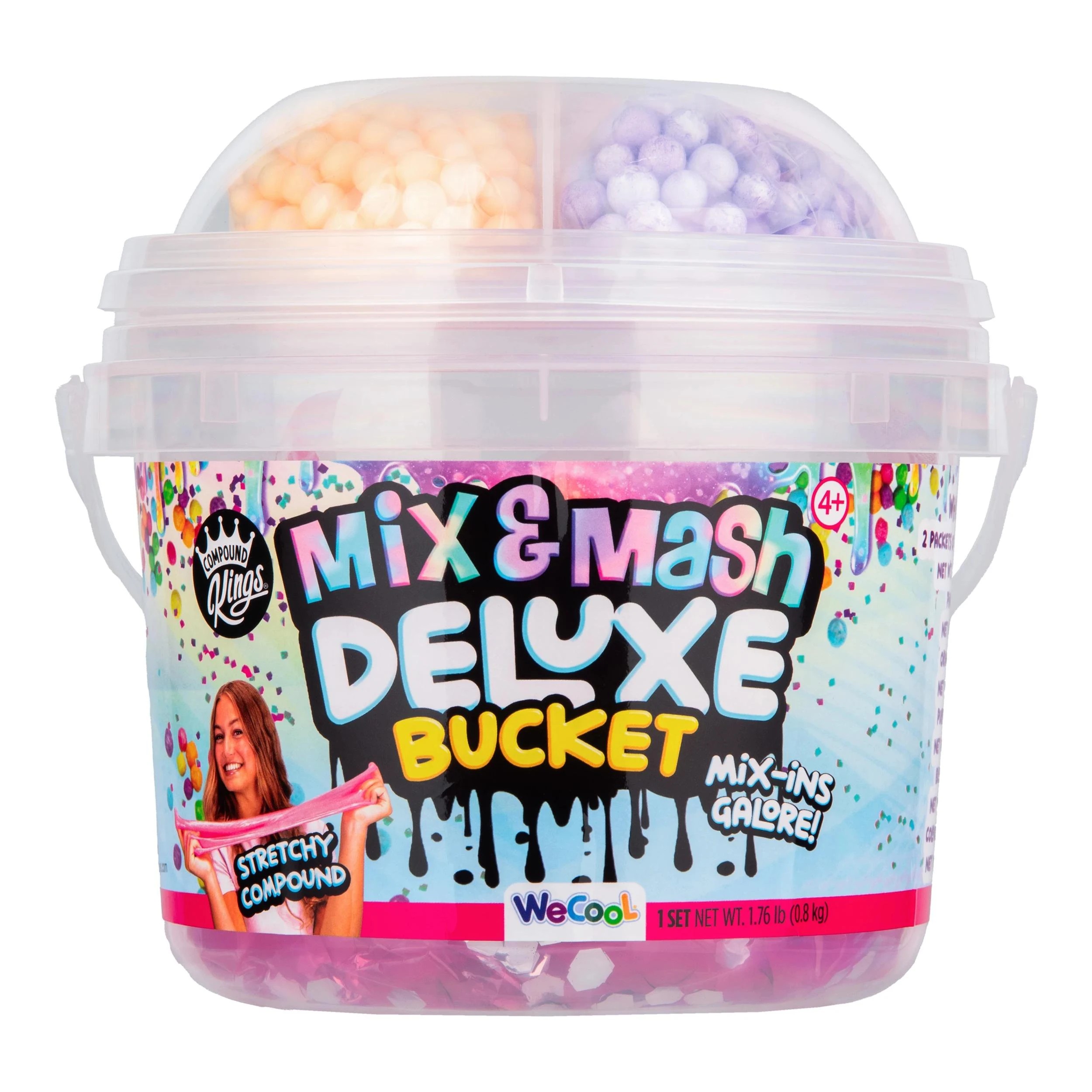 1 WeCool Mix and Mash Bucket Pink and Beads - Multi, 1 of 1