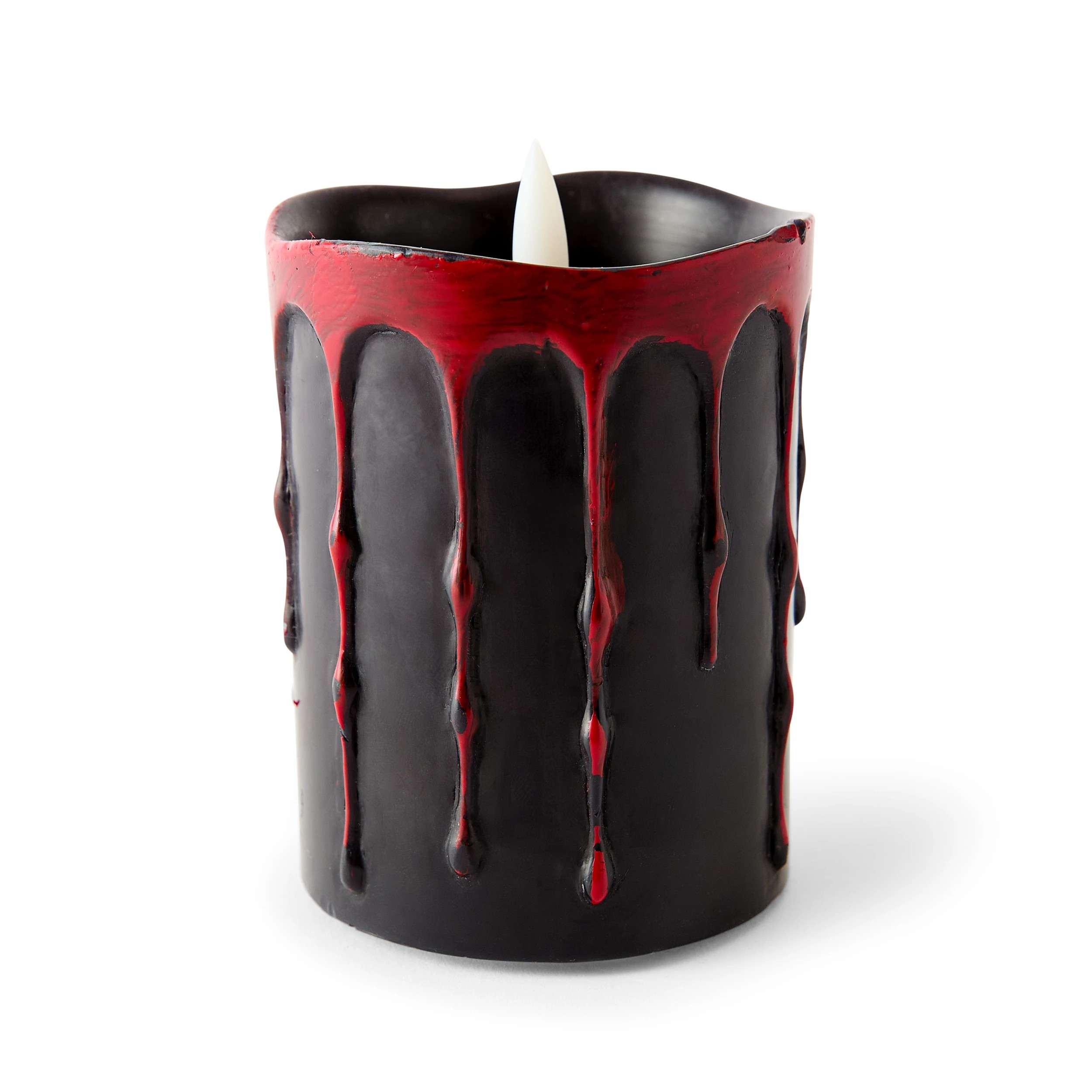 3 Halloween Dripping Wax LED Candle Set, 3 of 9