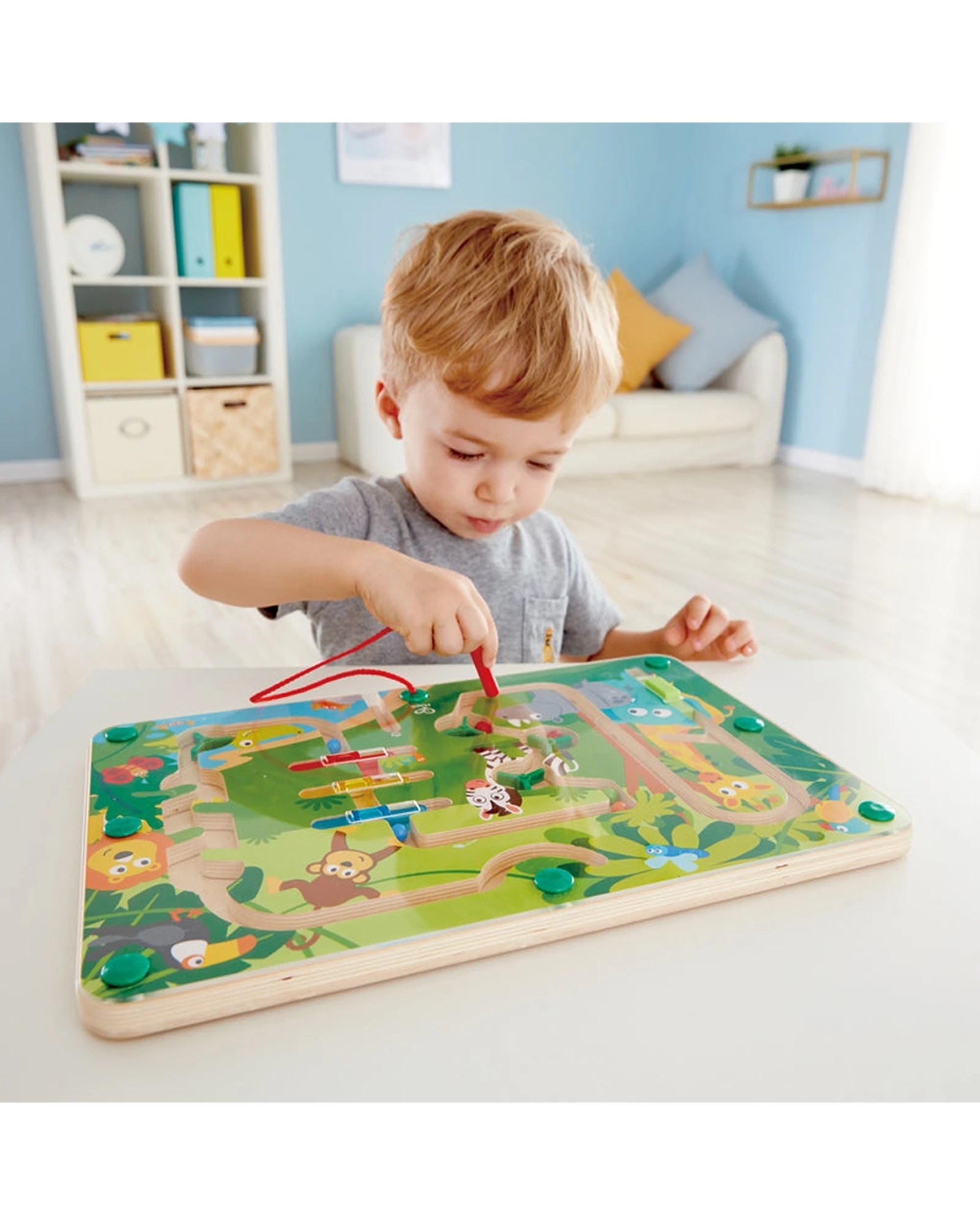 3 Hape Jungle Maze Magnetic Toy 37cm Kids Fun Learning Game - Multi, 3 of 3