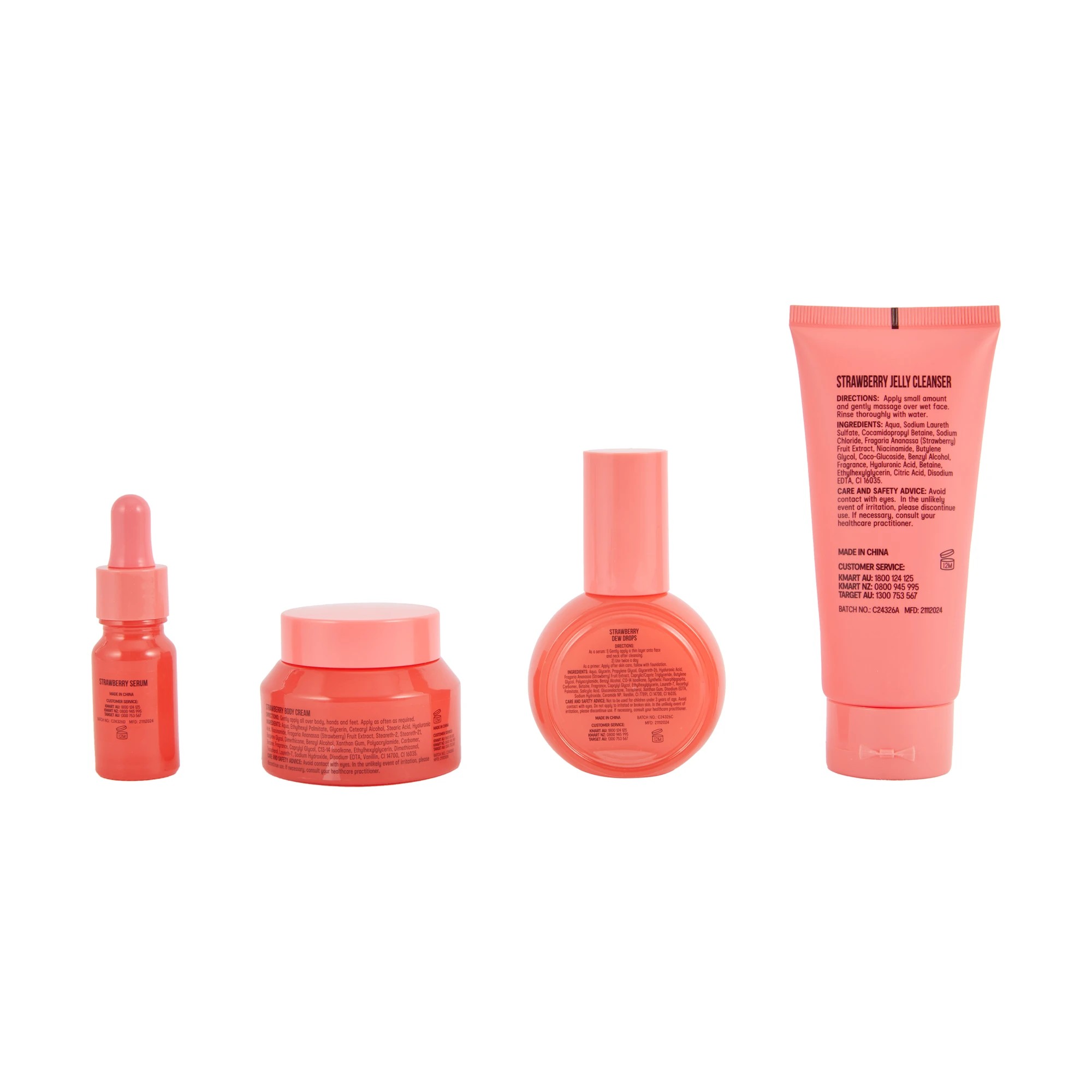 3 OXX Skincare Strawberry Mini Skin Kit, 3 of 8