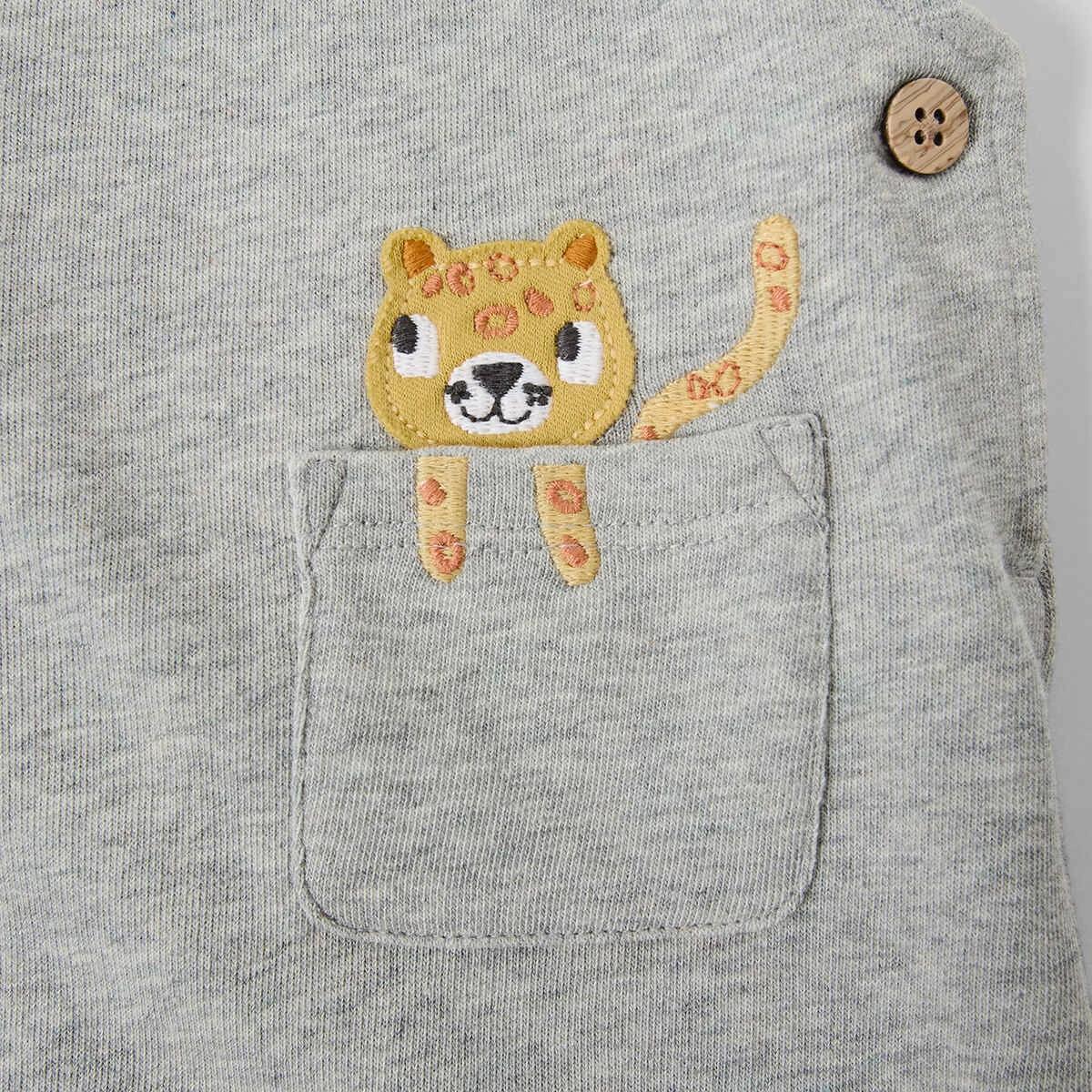 5 Knit Dungaree Set Animals, 5 of 7