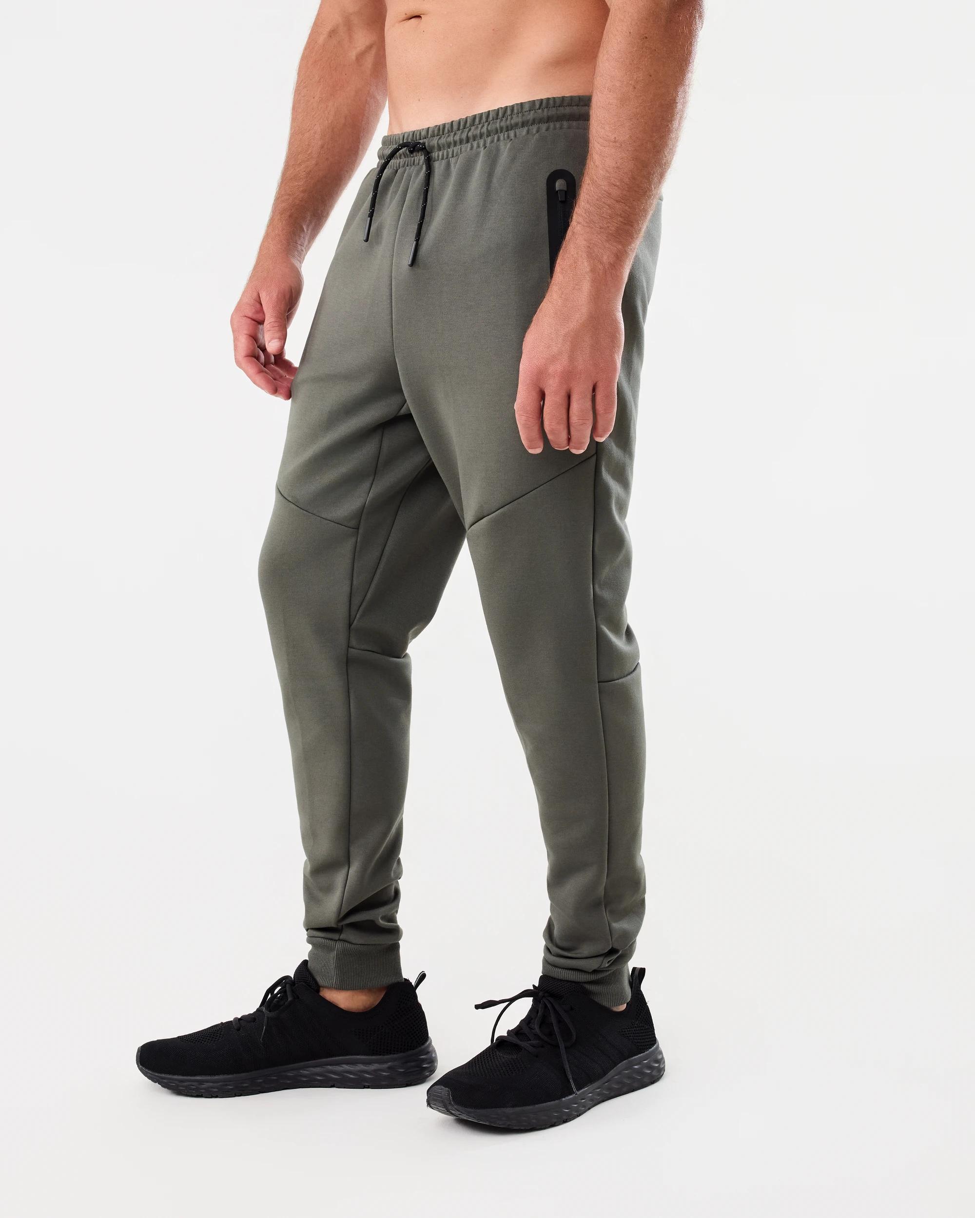 2 Active Mens Sports Joggers Grn Forest, 2 of 5