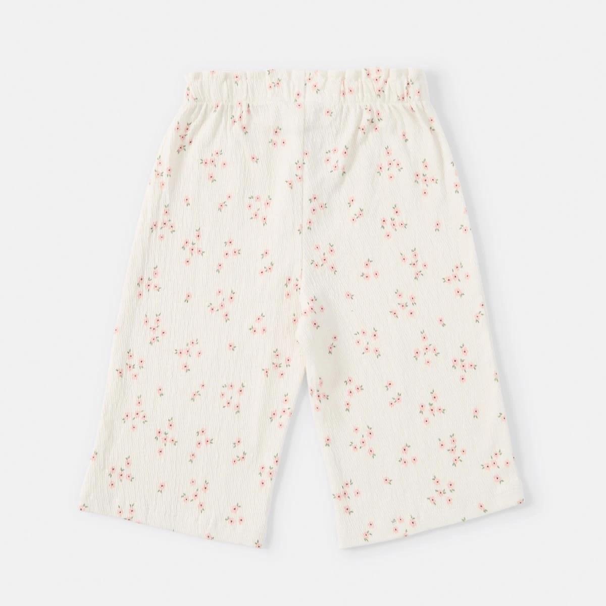 2 Crinkle Pants EGRET BLOOM FLORAL, 2 of 3