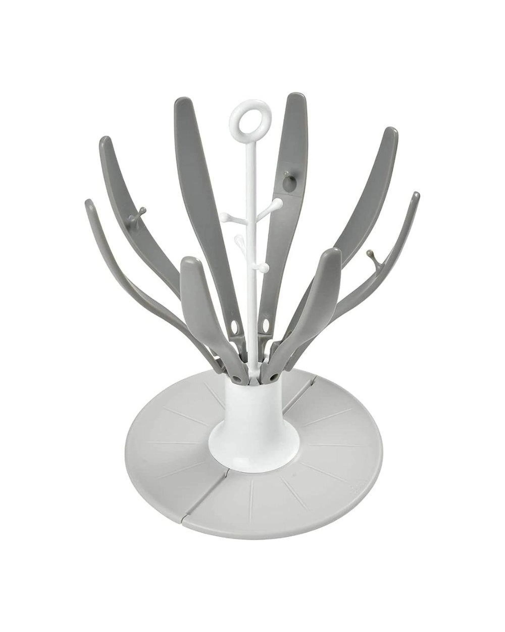 2 Beaba Flower Foldable Draining Rack Grey  Bottles Feeding Cups, 2 of 5