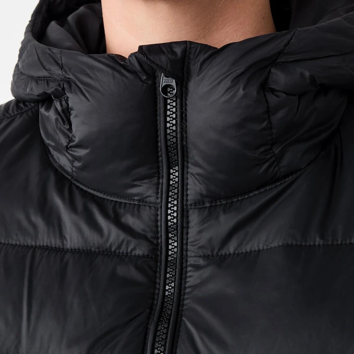 6 Active Womens Packable Puffer Jacket Black, 6 of 7