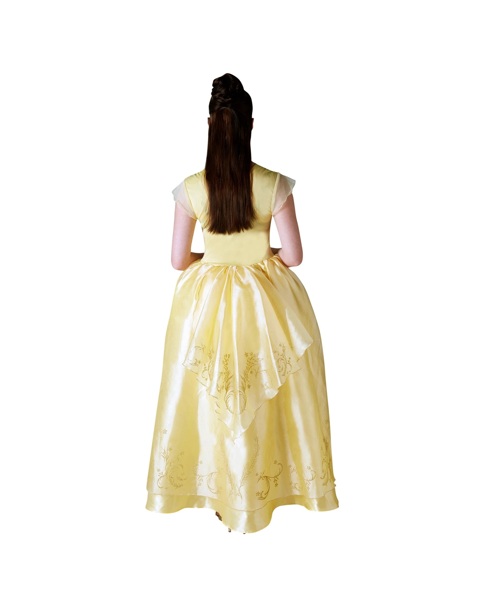 2 Disney Belle Live Action Deluxe Adult Womens Dress Up Costume Size S - Yellow, 2 of 3