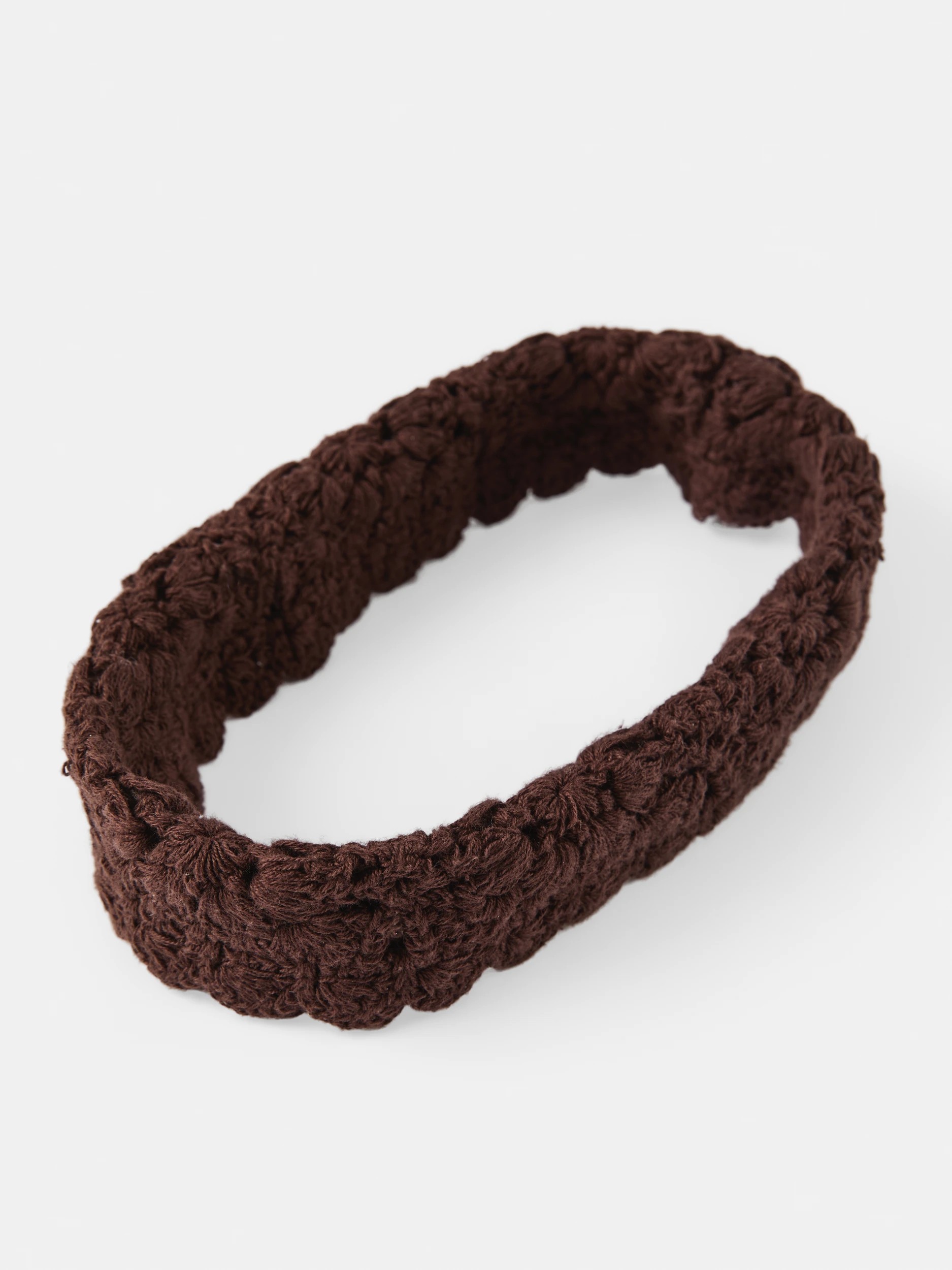 1 Crochet Stretch Headband - Brown, 1 of 4