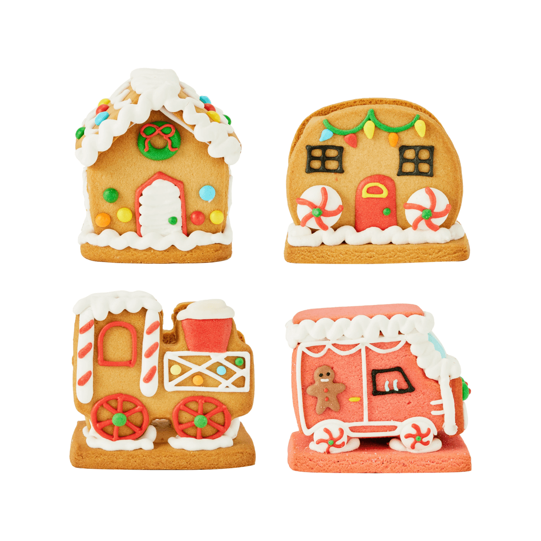 3 Mini Gingerbread House Cookies 120g - Assorted, 3 of 4