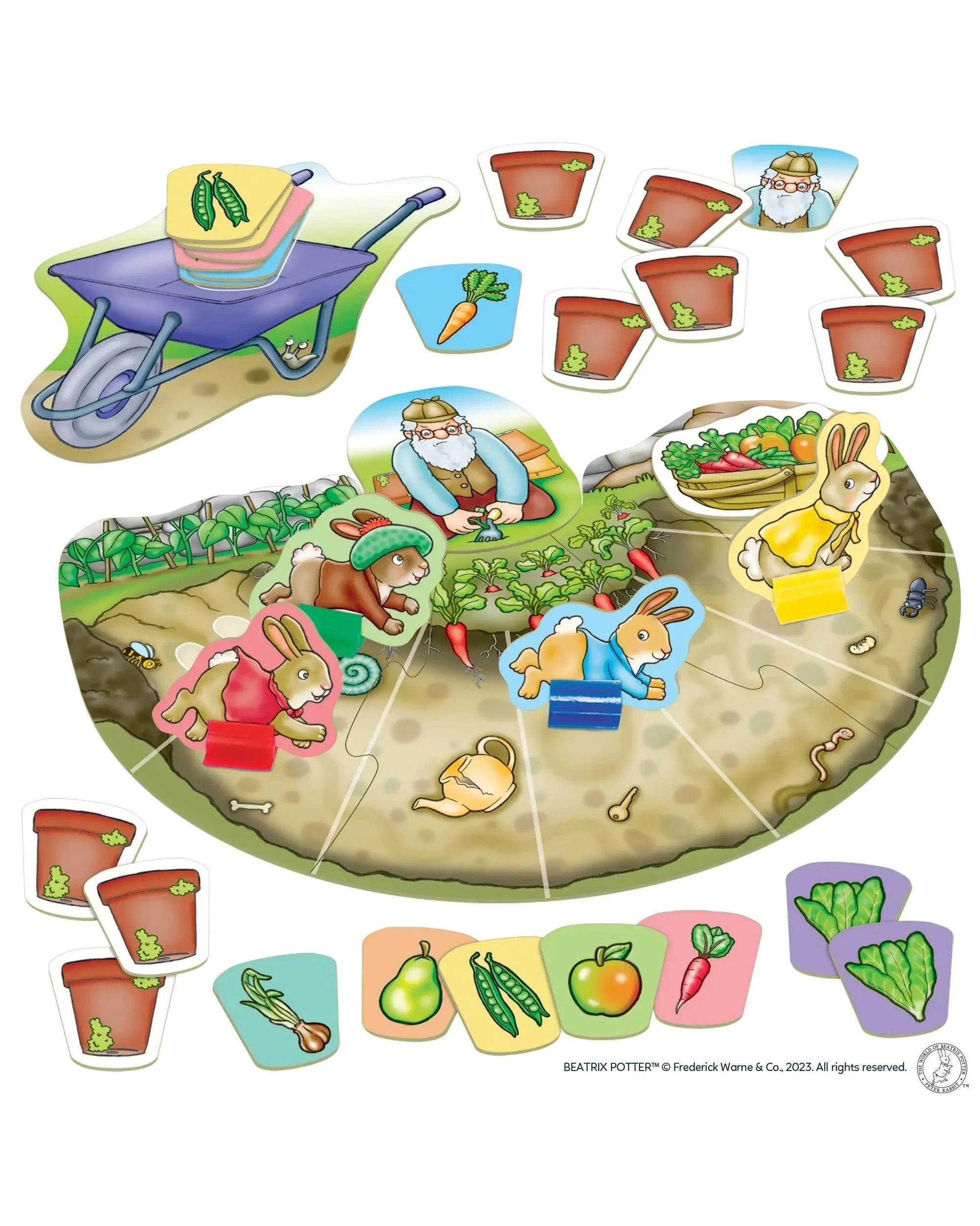 2 Peter Rabbit Rabbit Race Game, 2 of 6