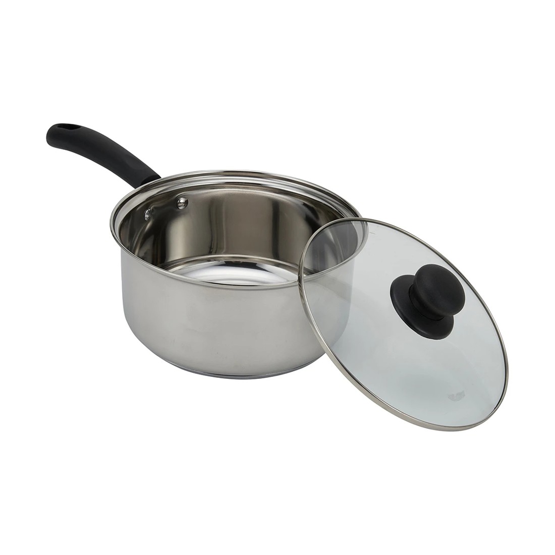 1 20cm Stainless Steel Saucepan with Lid, 1 of 9