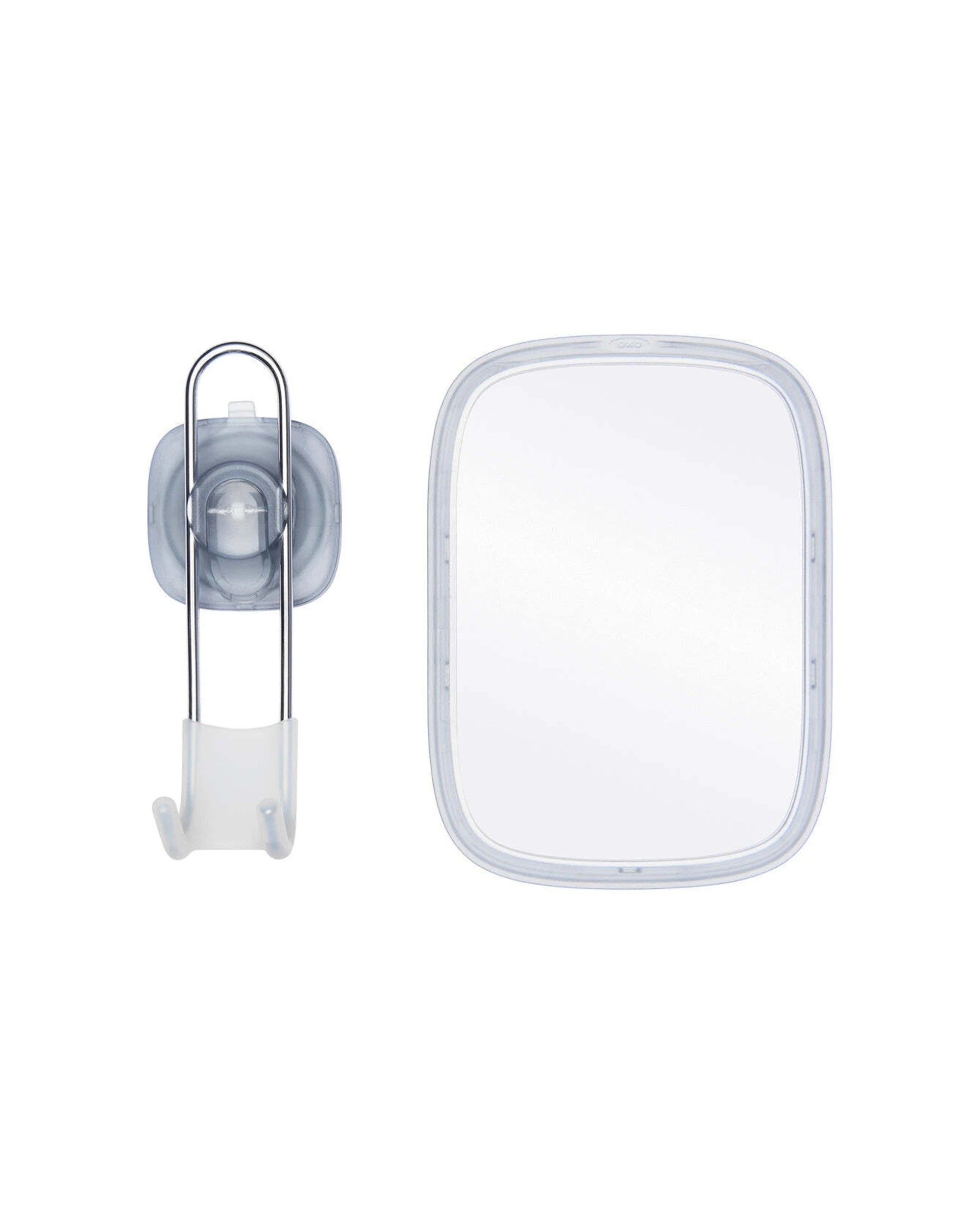 1 Oxo StrongHold Suction Hanging Fogless Mirror Lever-Activated Suction Razor - Clear, 1 of 1