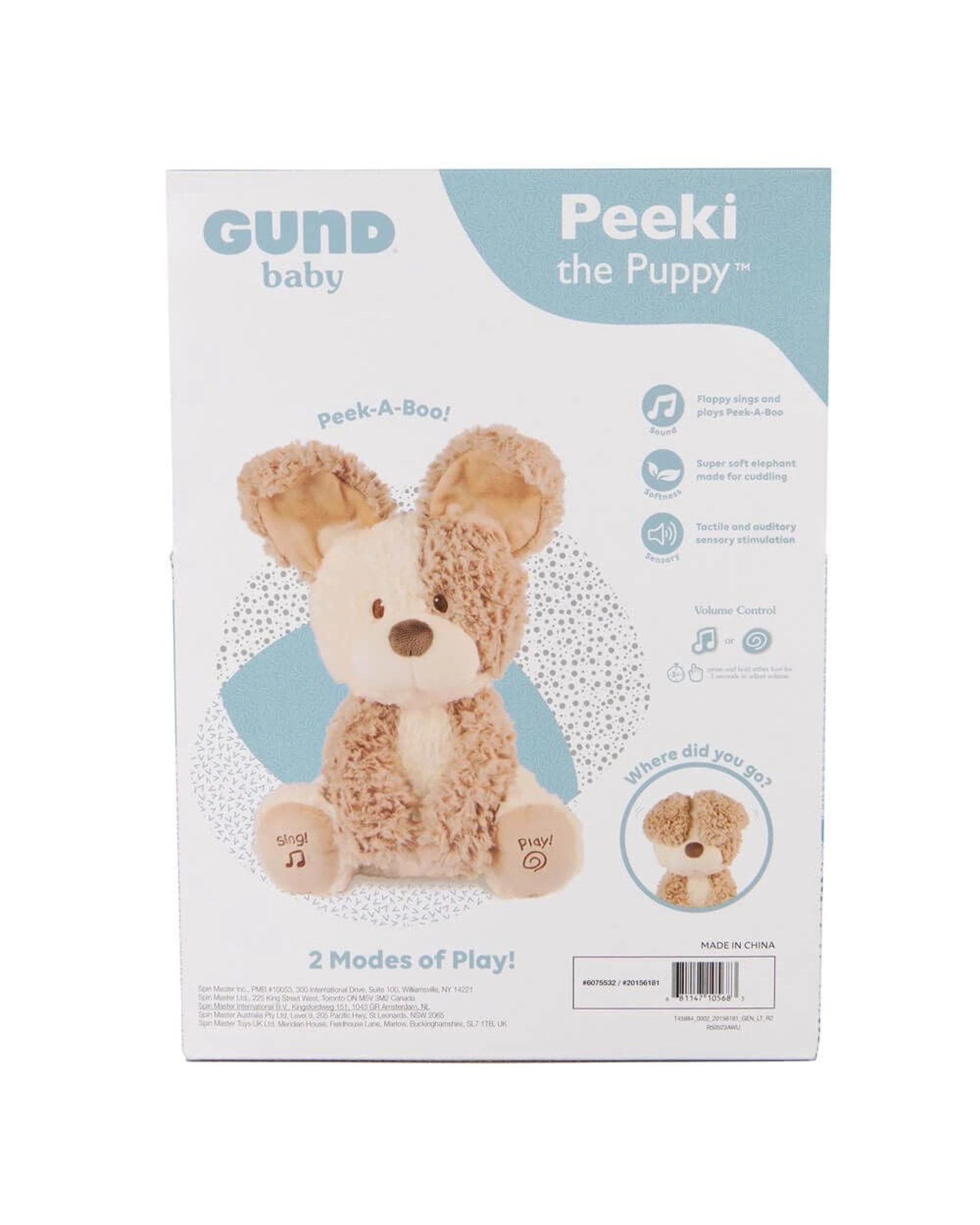 9 Gund Peeki the Puppy Animated Plush, 9 of 10