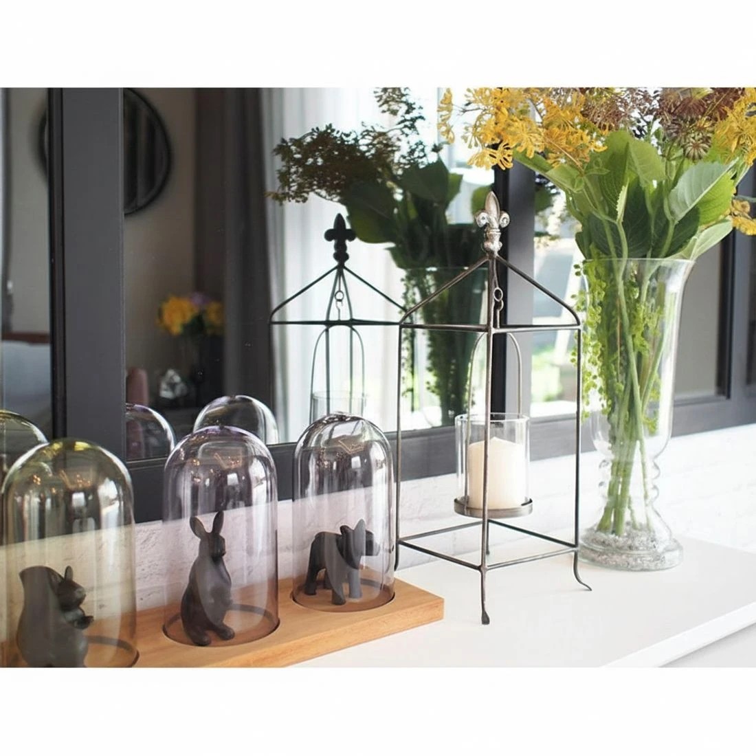 8 Artiss Console Table 2 Drawers 80CM  Chole - White, 8 of 8