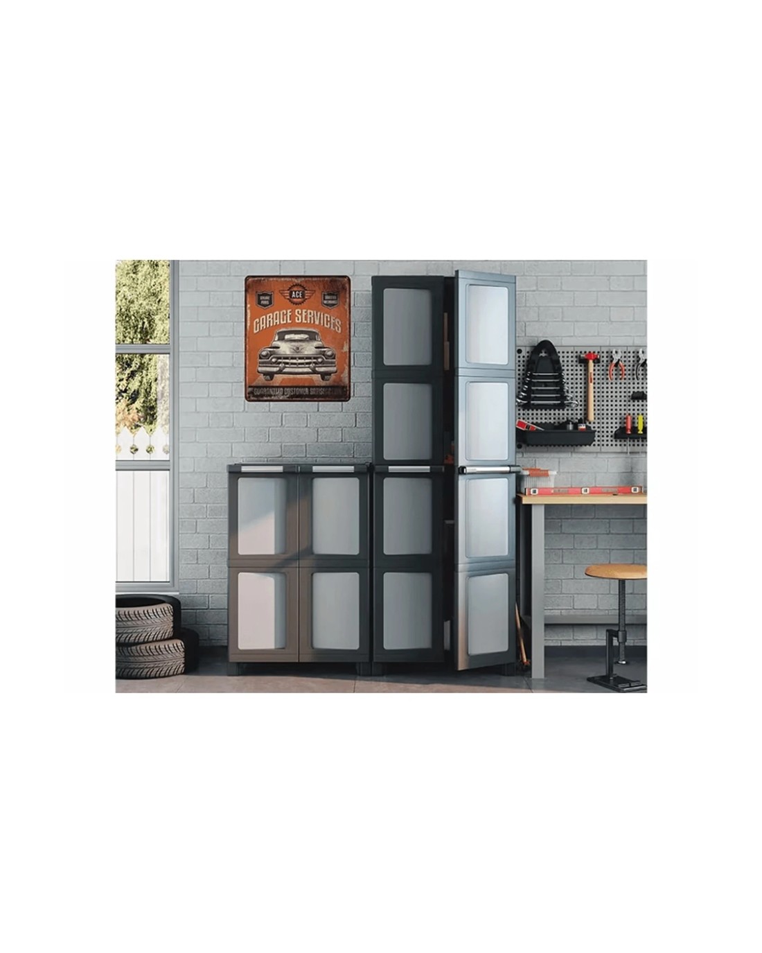 Keter Modulize Multi Purpose Cabinet Modular Storage Furniture - Multi ...