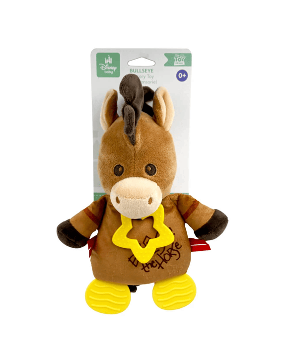 Disney Baby - Toy Story Bullseye Sensory Blankie with Teether Feet - Birth+