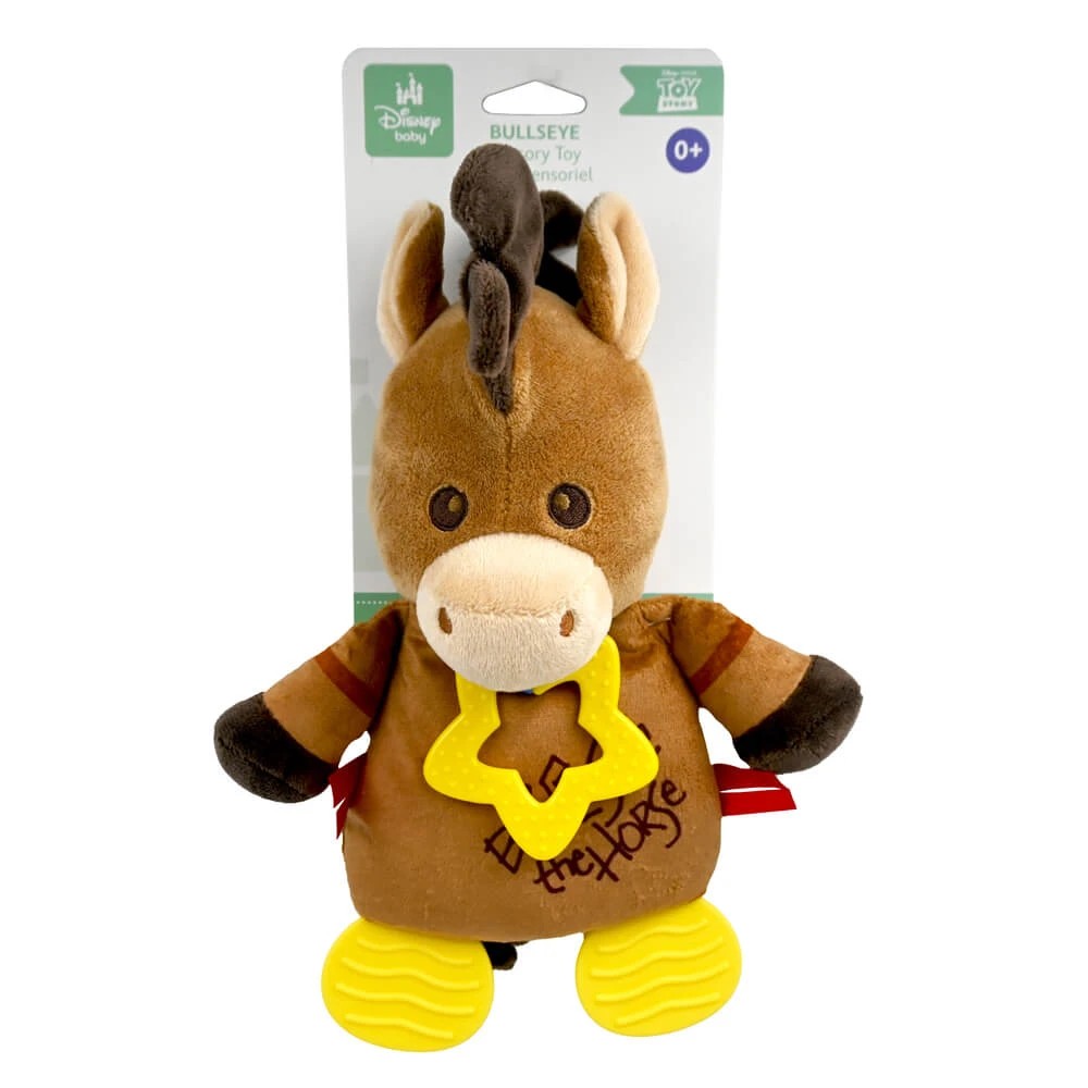 1 Disney Baby - Toy Story Bullseye Sensory Blankie with Teether Feet - Birth+, 1 of 3