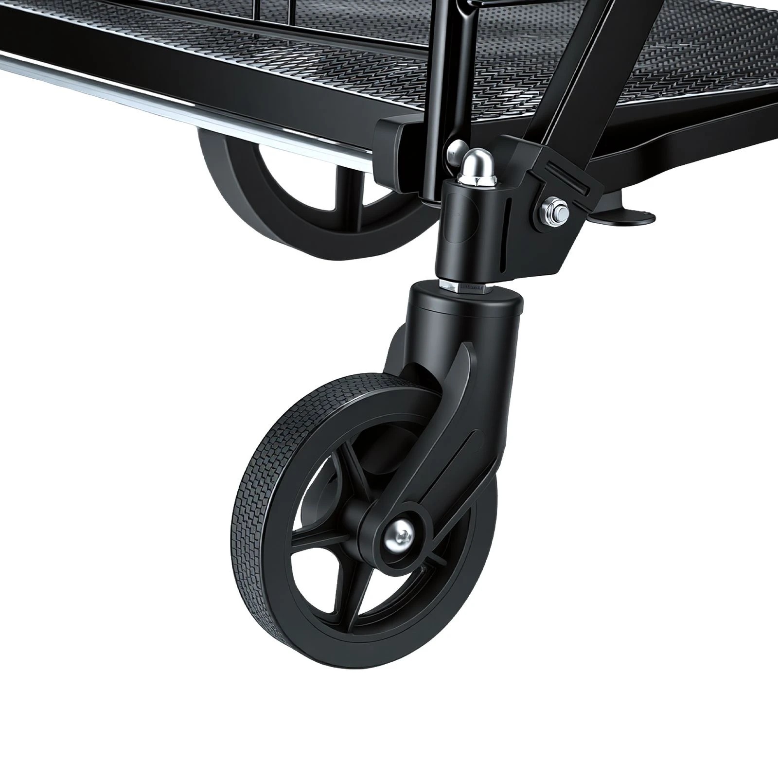 6 Ausway 40kg Folding Shopping Trolley Grocery Cart Basket Rolling Foldable Market Laundry Camping Dolly, 6 of 6