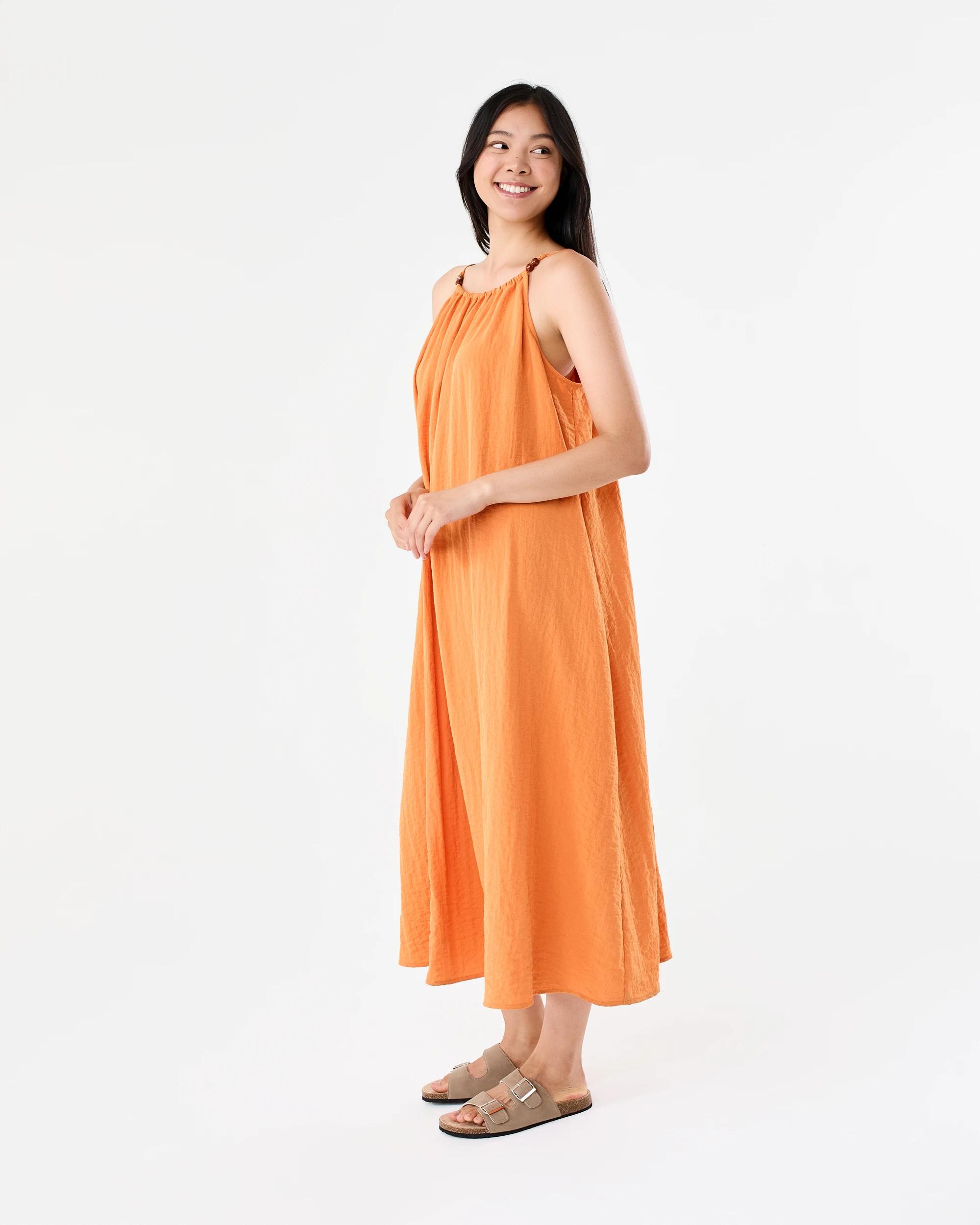 2 Sleeveless Textured Midi Dress Golsum, 2 of 8