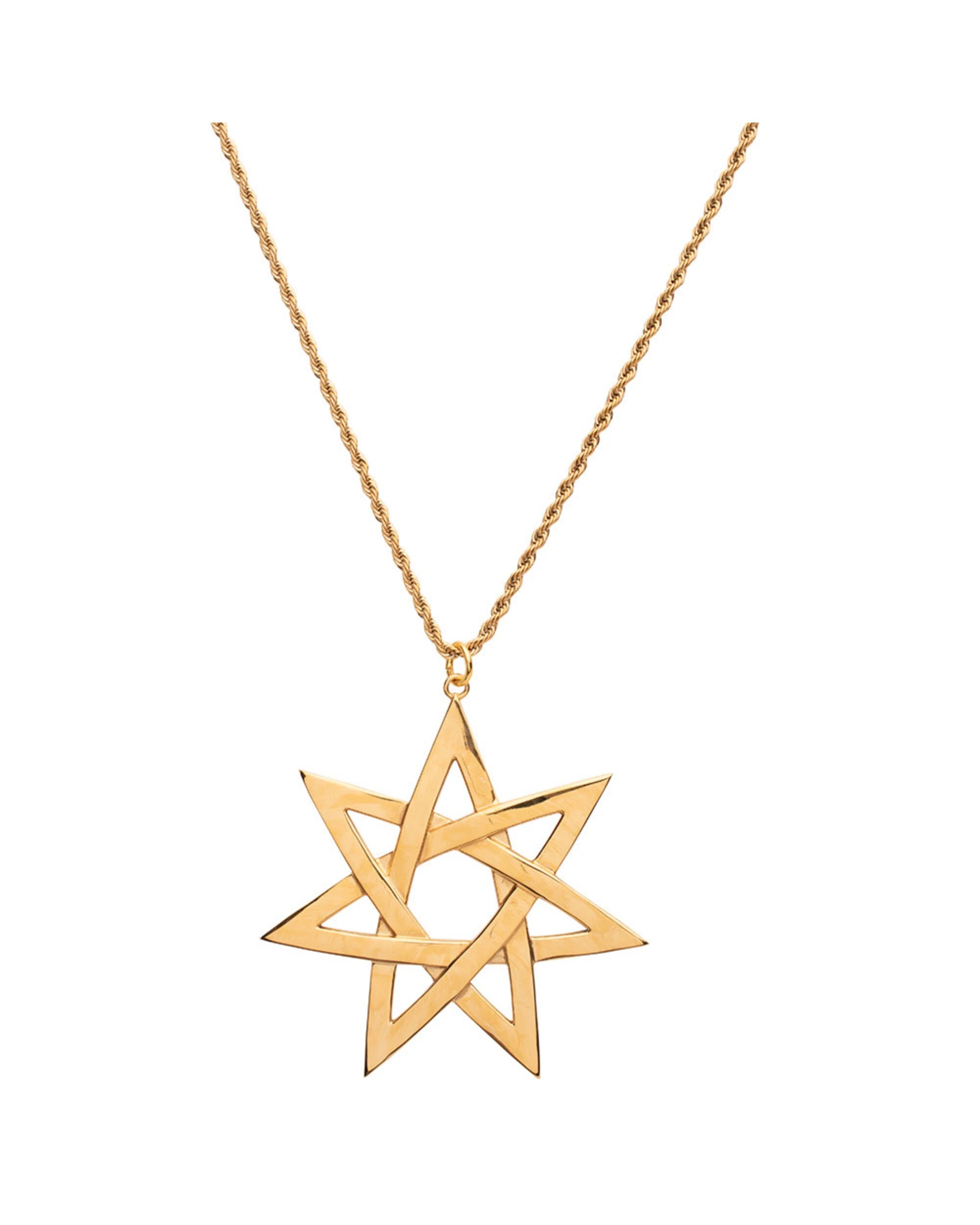 3 Game of Thrones - House of the Dragon - Alicent's Seven-Pointed Star Necklace Replica, 3 of 5