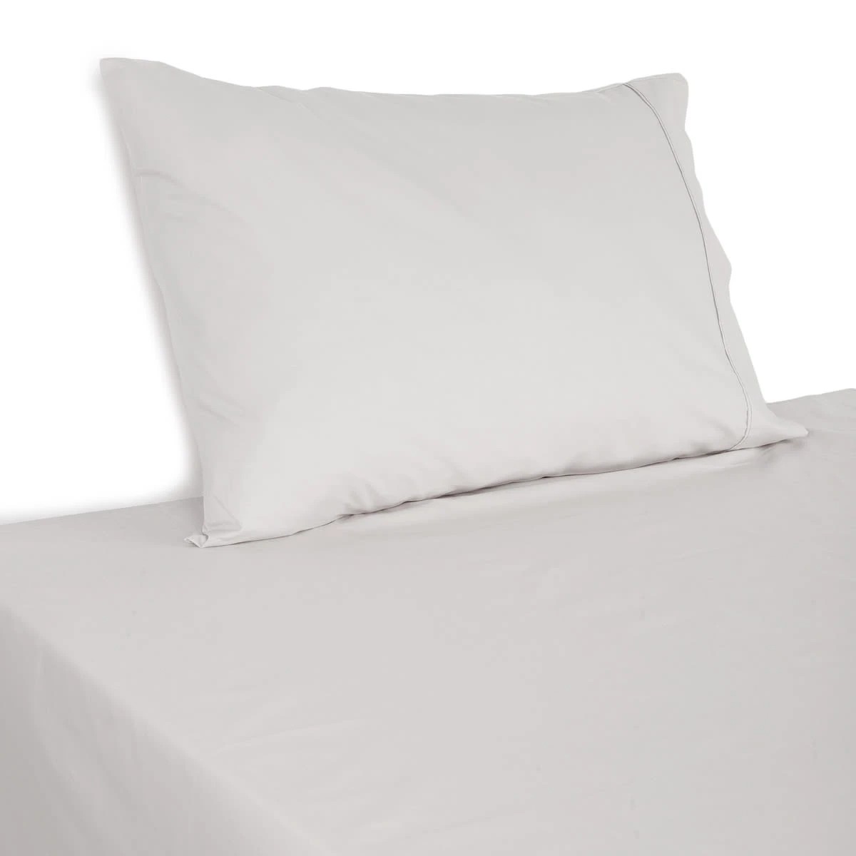 5 250 Thread Count Cotton Rich Sheet Set - Single Bed, Oatmeal, 5 of 7