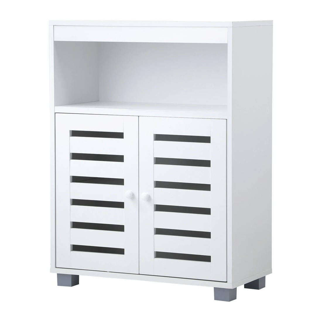 1 Oikiture Buffet Sideboard Shoe Storage Cabinet
 - White, 1 of 10