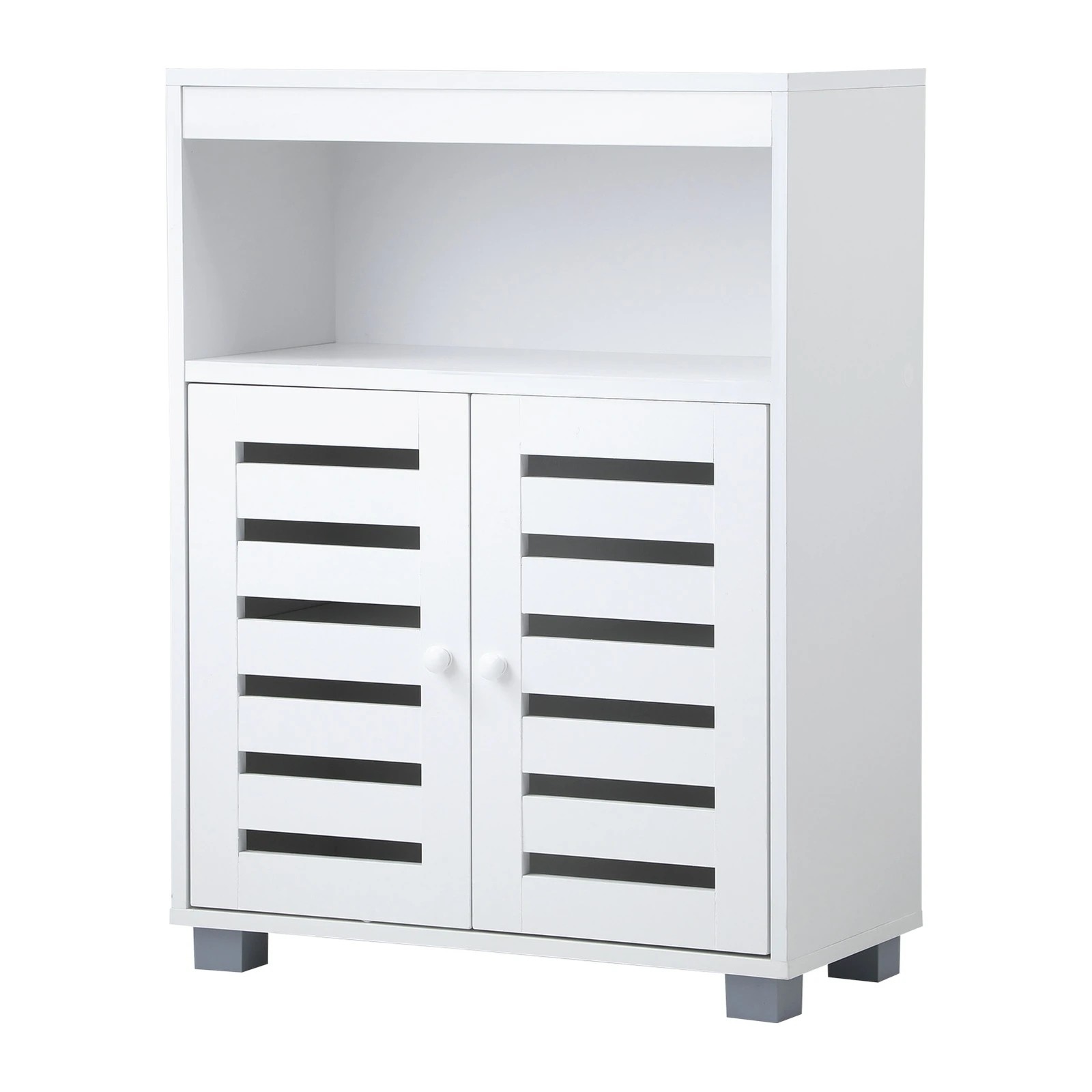 1 Oikiture Buffet Sideboard Shoe Storage Cabinet
 - White, 1 of 10