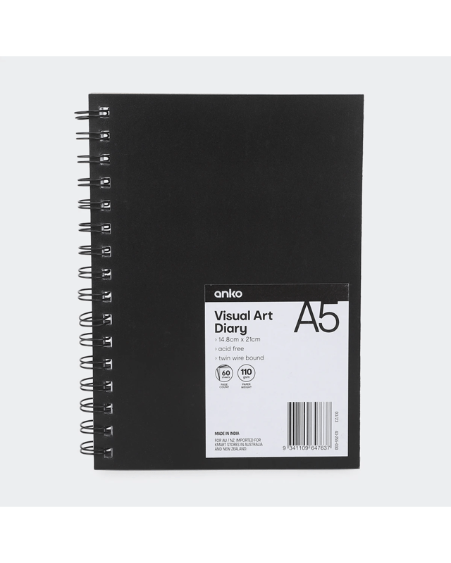 A5 Visual Art Diary - B