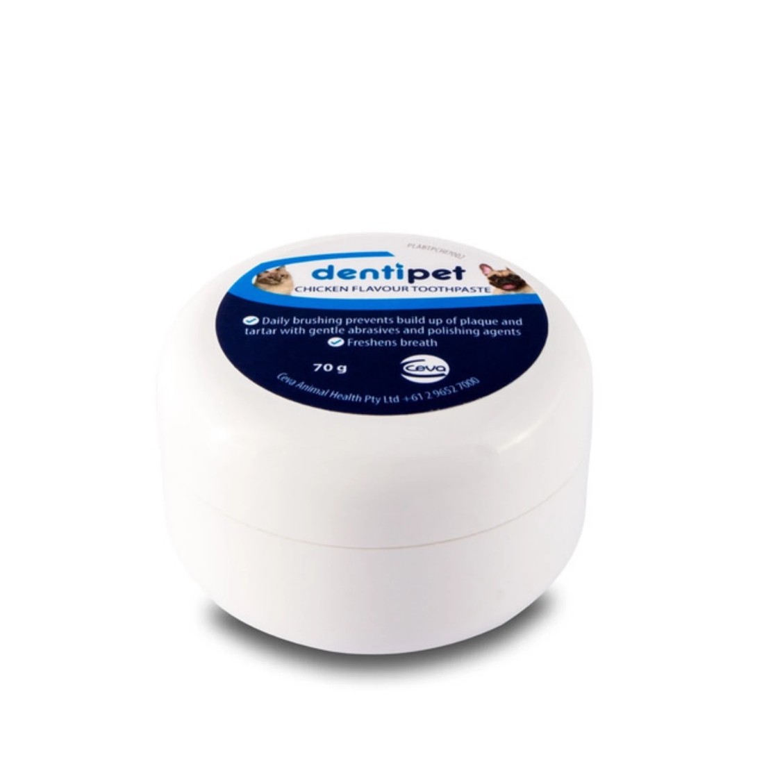 2 Dentipet Toothpaste (70g) For Dogs And Cats - Dentipet Chicken Flavoured Toothpaste, 2 of 2