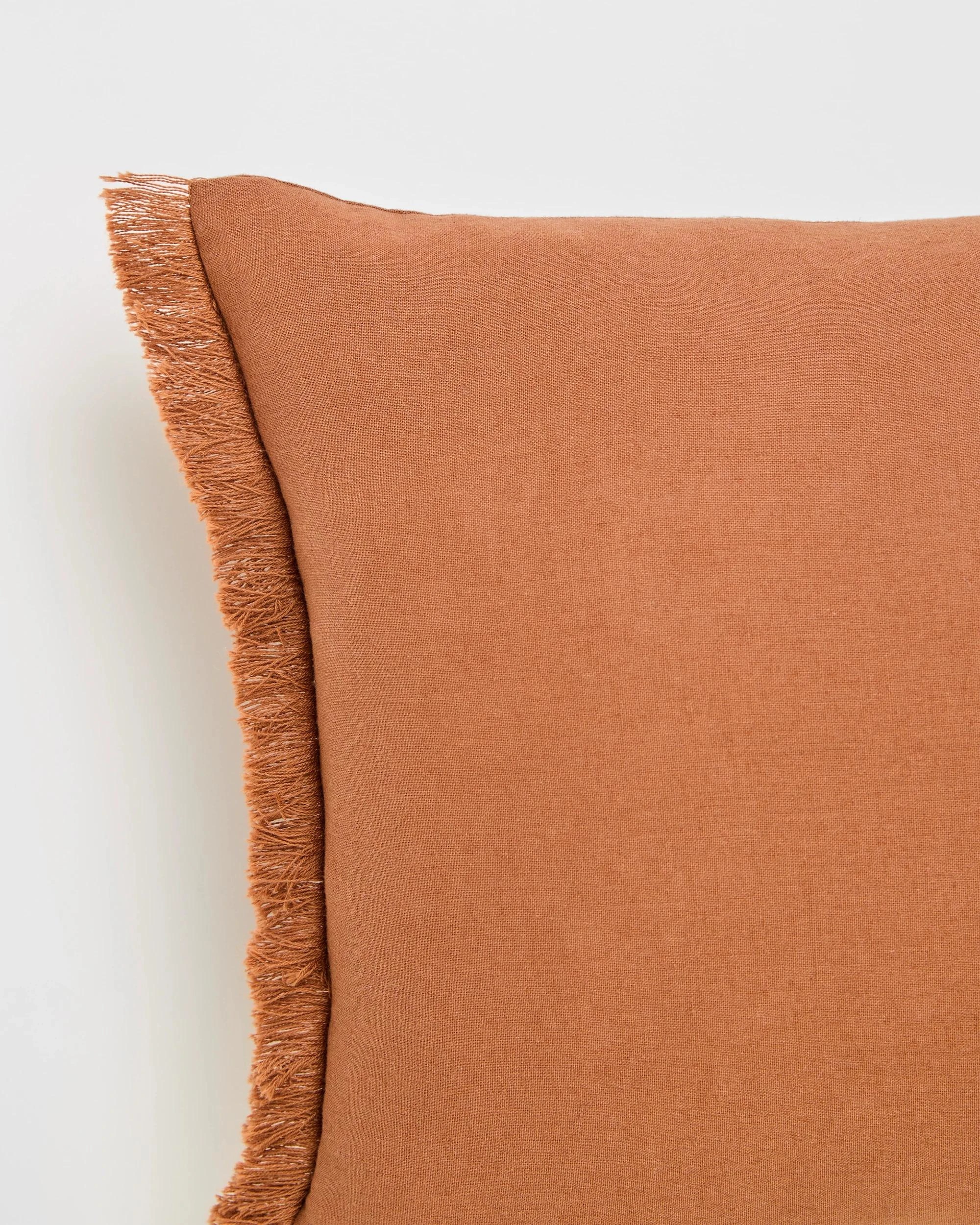2 Target Laynie Linen/Cotton Breakfast Cushion - Brown, 2 of 2