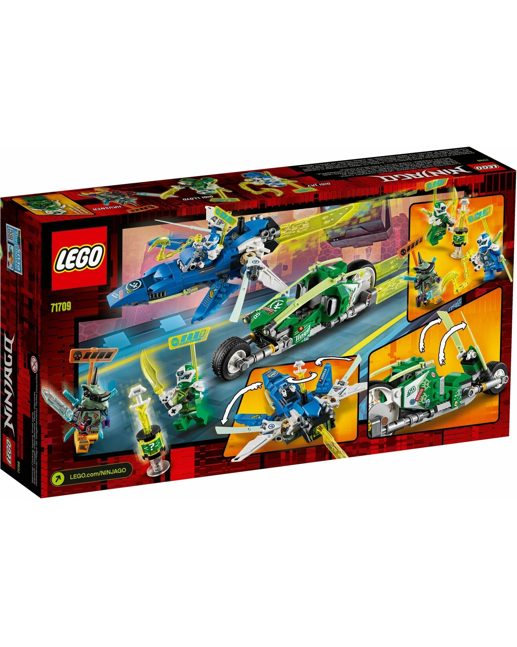 4 LEGO 71709 Jay & Lloyd's Velocity Racers Ninja Bikes & Speeder, 4 of 5